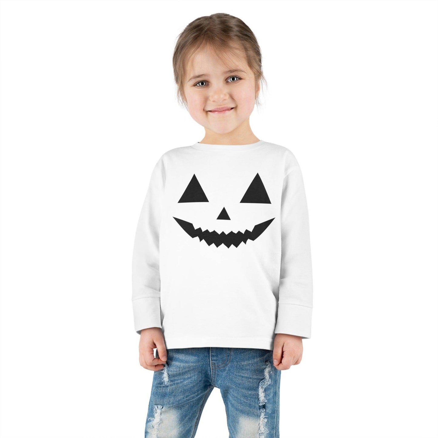 Kids scary Faces Halloween Pumpkin Face Shirt Kids Jack O Lantern Shirt Kids Halloween Shirt Kids Long Sleeve Trick or Treat Outfit for Halloween - Giftsmojo