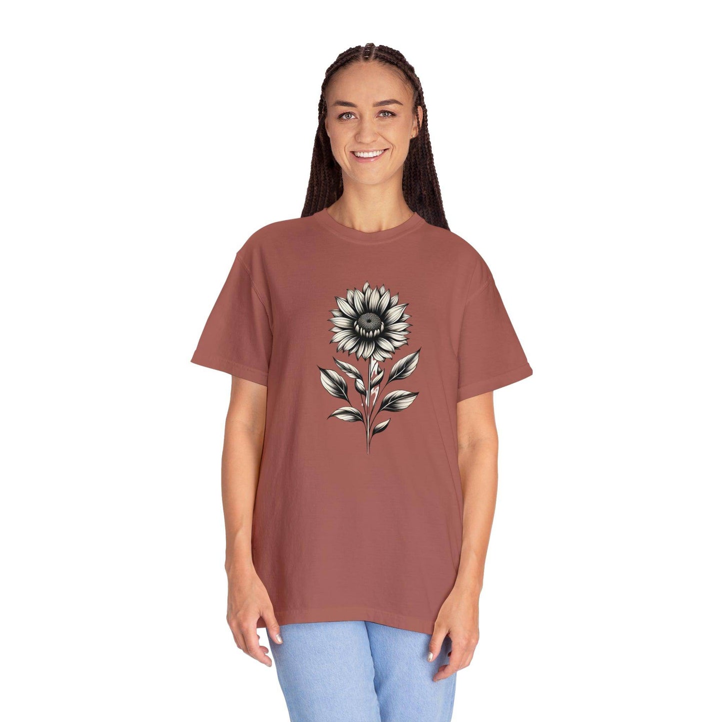 Sunflower Shirt Flower Shirt Aesthetic, Floral Graphic Tee Floral Shirt Flower T-shirt, Wild Flower Shirt Gift For Her Wildflower T-shirt - Giftsmojo