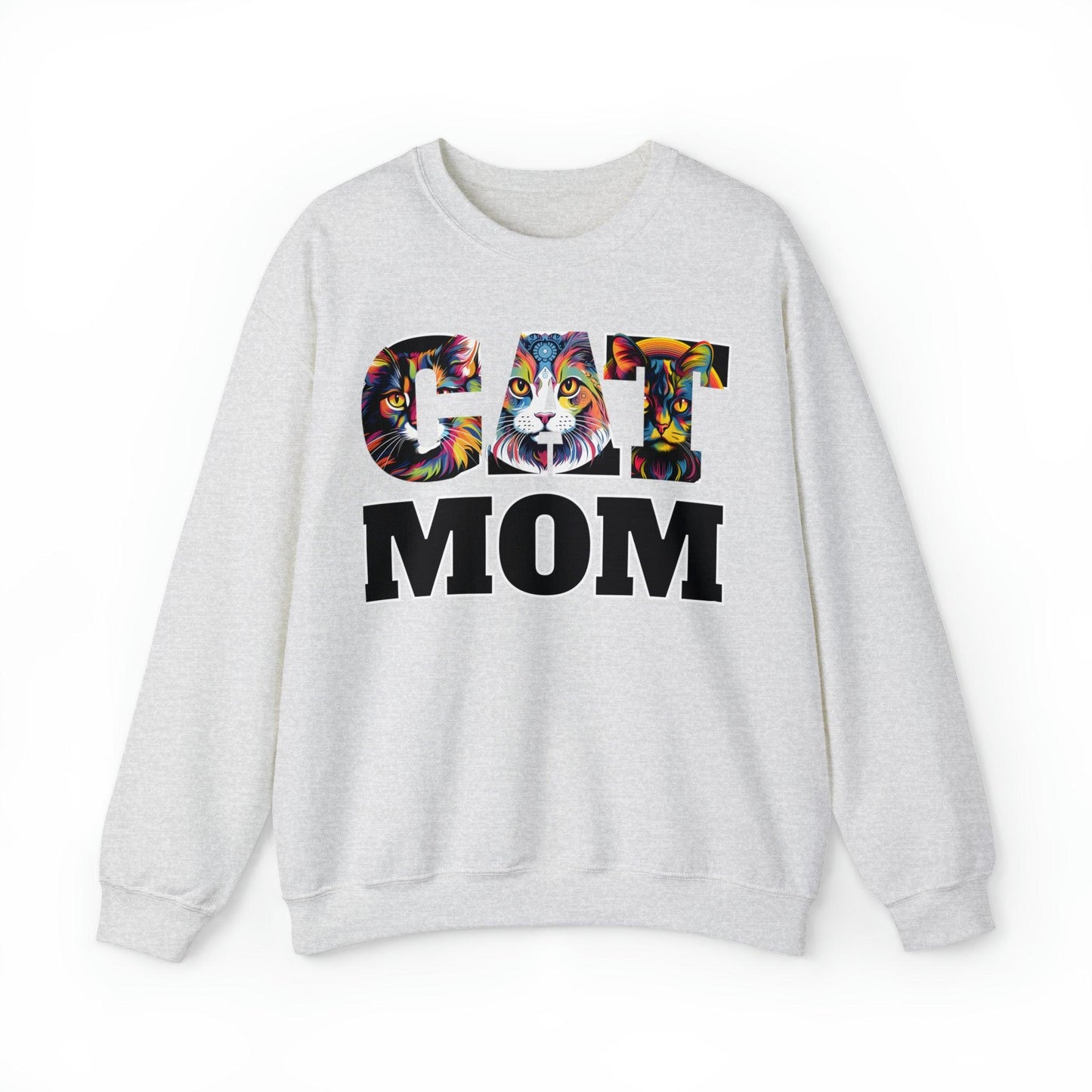 Cat Mom Sweatshirt Cat Sweatshirt Cat Crewneck Sweatshirt Cat Mom Gift Cat Lover Gift Cat Mama Shirt Cat Lover Sweater Animal Lover Gift