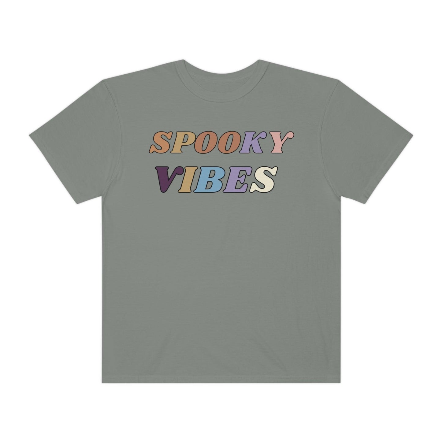 Retro Halloween Tshirt, Spooky Vibes Shirt, Vintage Shirt Halloween Shirt - Cute Fall Shirt