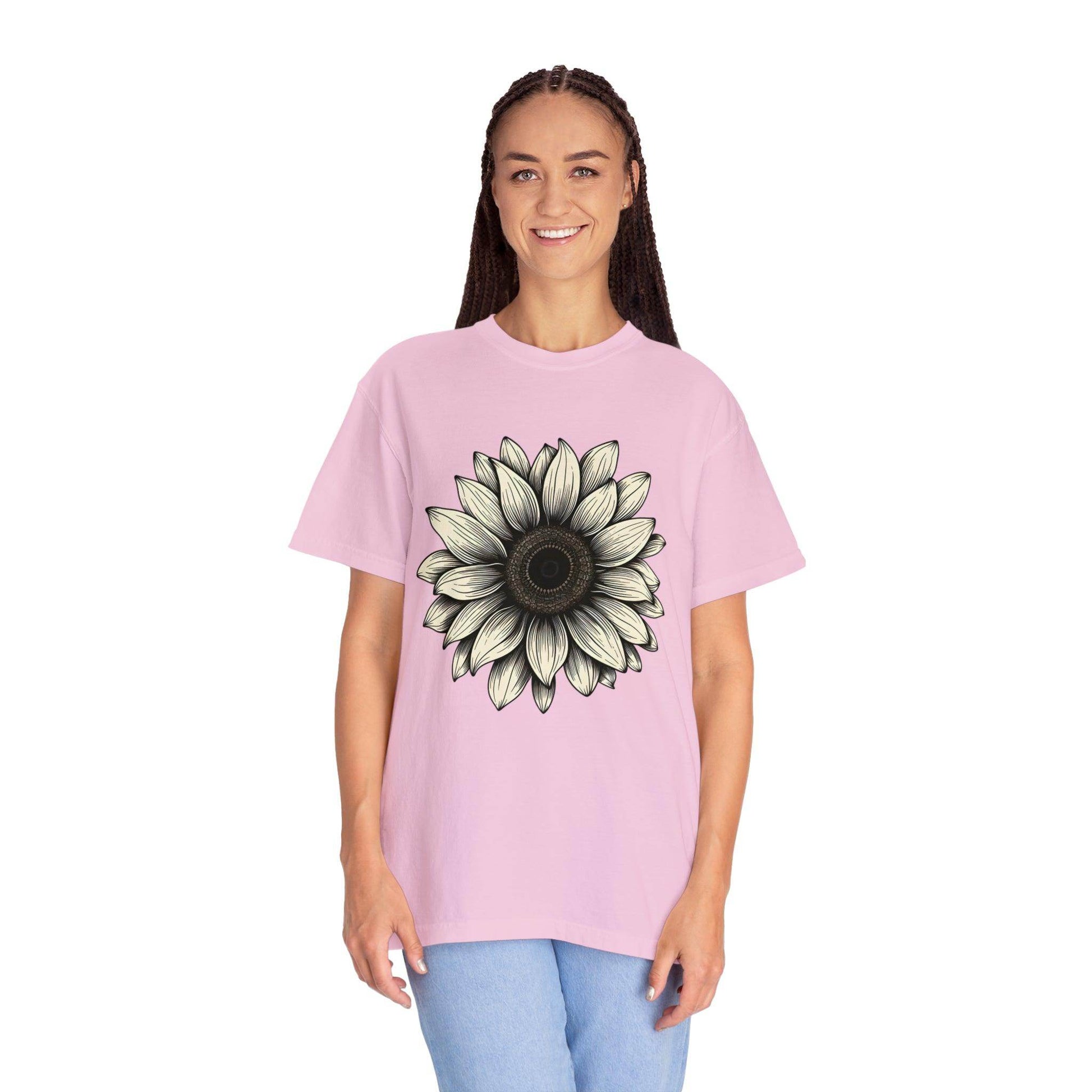Sunflower Shirt Flower Shirt Aesthetic, Floral Graphic Tee Floral Shirt Flower T-shirt, Wild Flower Shirt Gift For Her Wildflower T-shirt - Giftsmojo