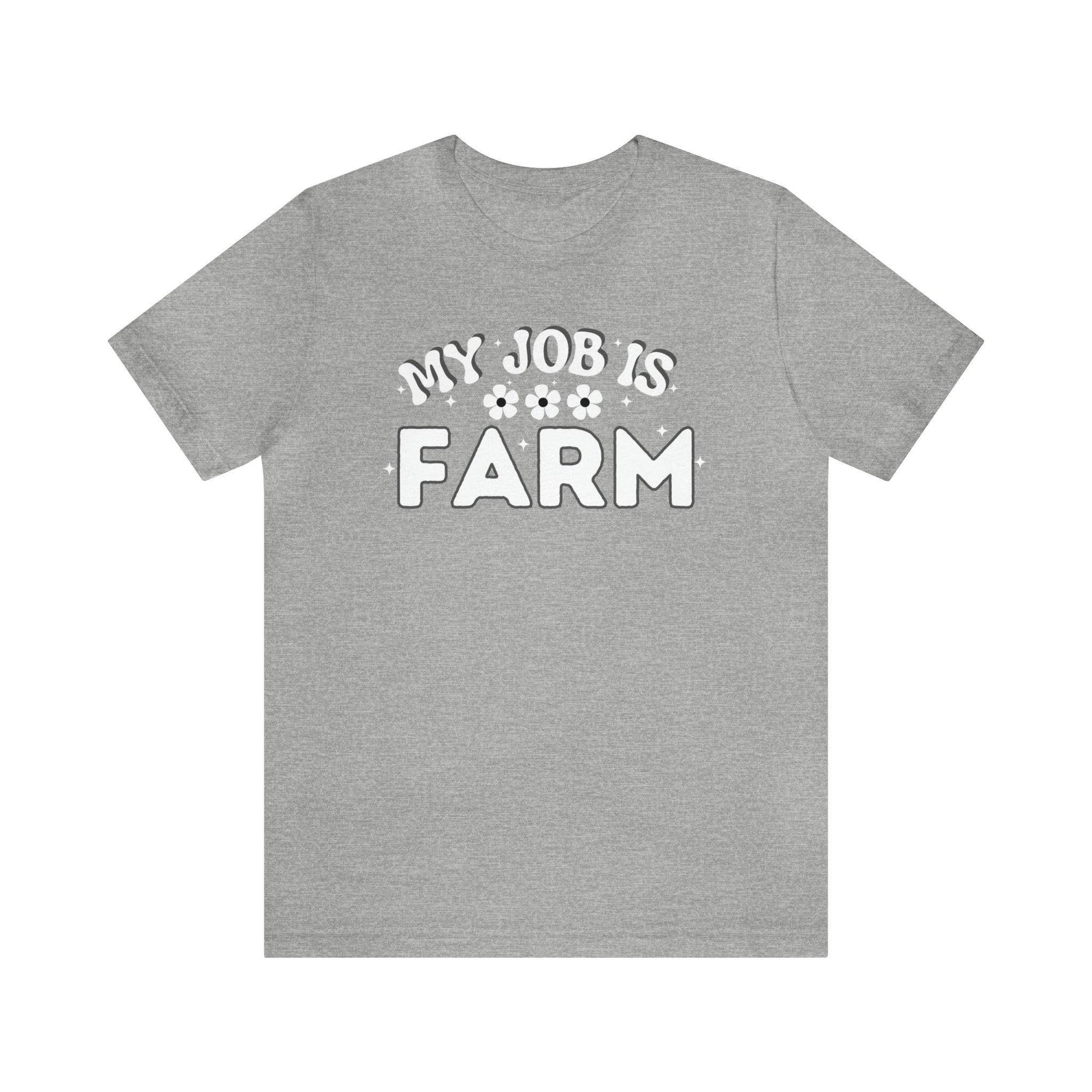 My Job is Farm Shirt Farmer Shirt Farming Shirt Homestead Gardening Shirt Farmers, Farmhand, Livestock Farmer, Crop Grower Horticulturist, Animal Scientist, Agricultural Engineer Environmental Scientist,  - Giftsmojo