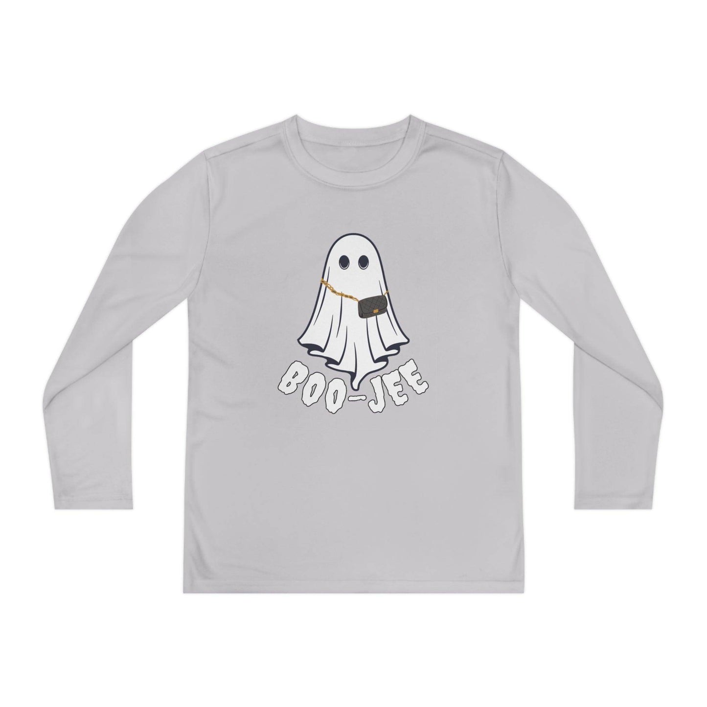 Boo-jee Costume Youth Halloween Costume Long Sleeve Competitor Tee Boojee Halloween Boujee - Giftsmojo