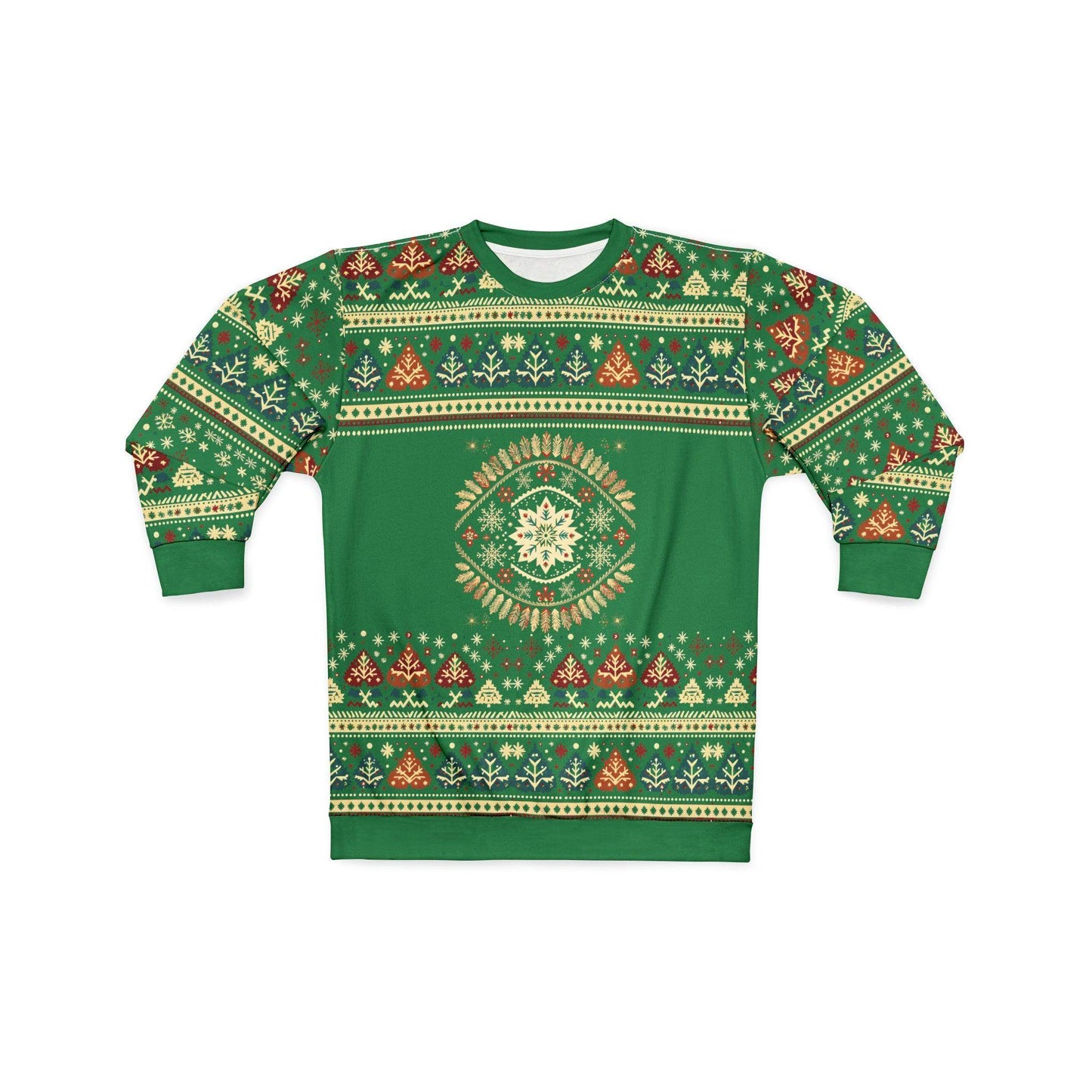 Ugly Christmas Sweater Green Christmas Sweatshirt Ugly Sweatshirt Full Ugly Christmas Shirt - Giftsmojo