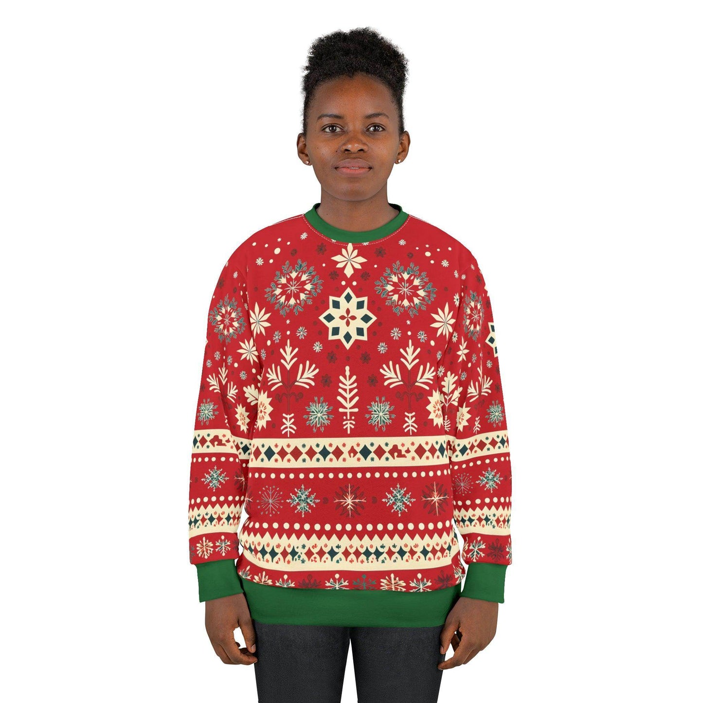 Ugly Christmas Sweater Ugly Sweatshirt Christmas Sweatshirt, Womens Christmas Sweater, Christmas Crewneck Pullover Christmas Tree Holiday Sweaters Winter - Giftsmojo