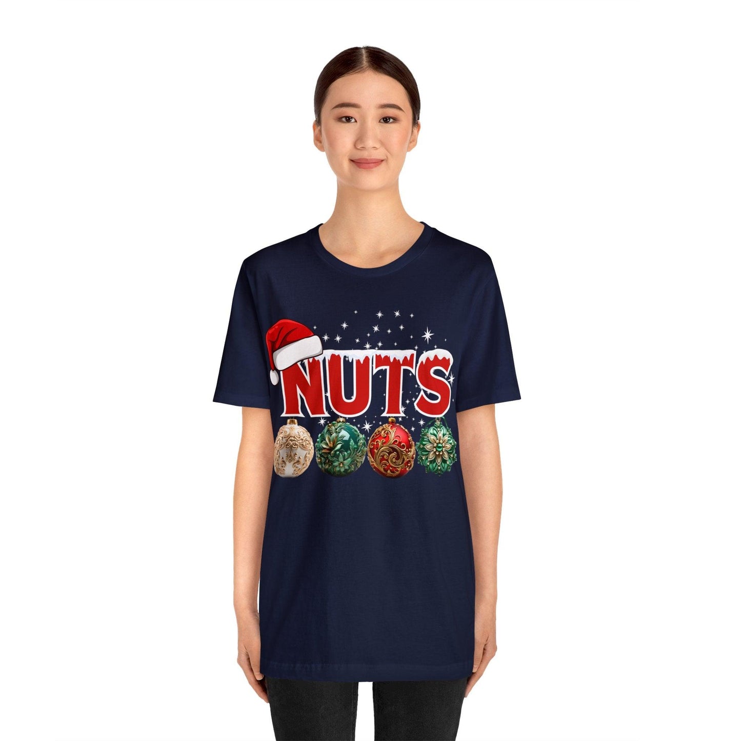 Funny Christmas Matching Shirt Chest Nuts Couples Matching Shirts Holiday Shirt Cute Christmas Shirt Couple Sweater, Family Tee - Giftsmojo