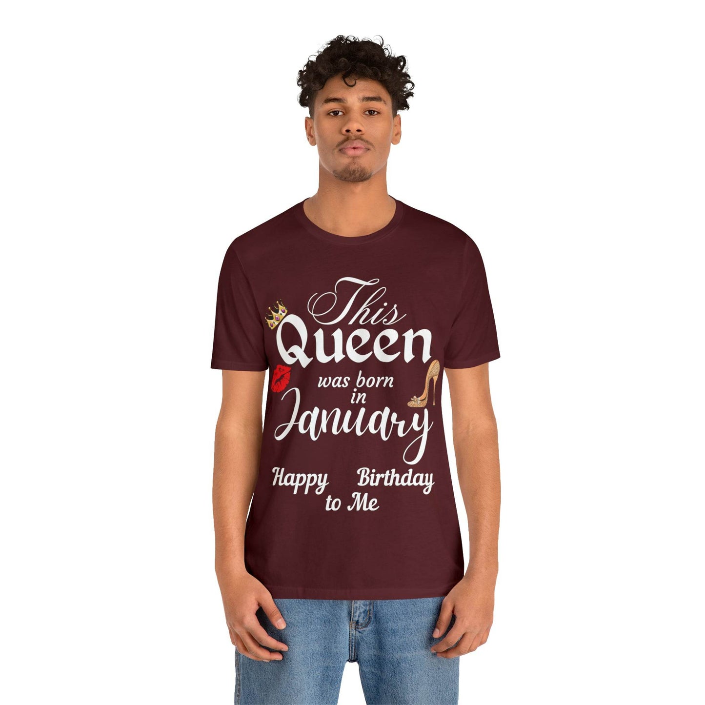 Birthday Queen Shirt, Gift for Birthday, This Queen was born in January Shirt, Funny Queen Shirt, Funny Birthday Shirt, Birthday Gift - Giftsmojo