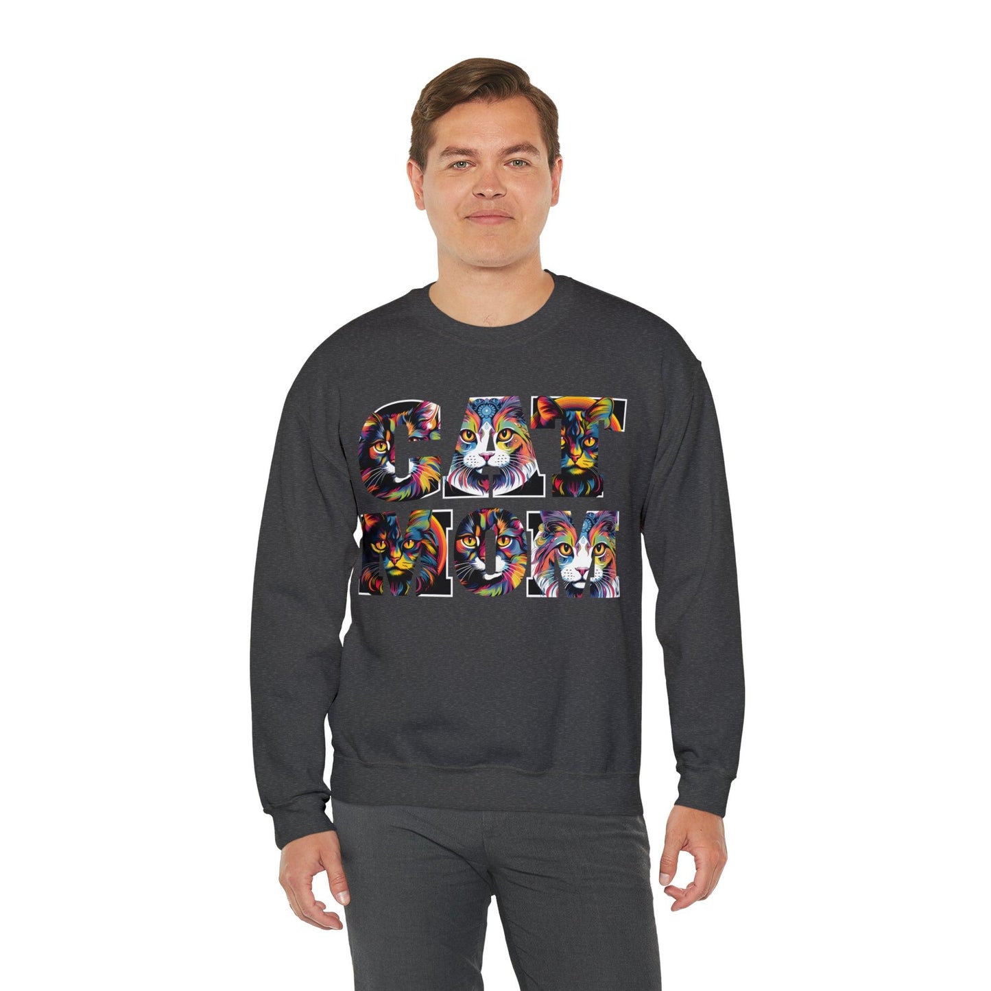 Vintage Cat Sweatshirt Cat Mom Sweatshirt Cat Crewneck Sweatshirt Cat Mom Gift Cat Lover Gift Animal Lover Cat Mama Shirt Cat Lover Sweater