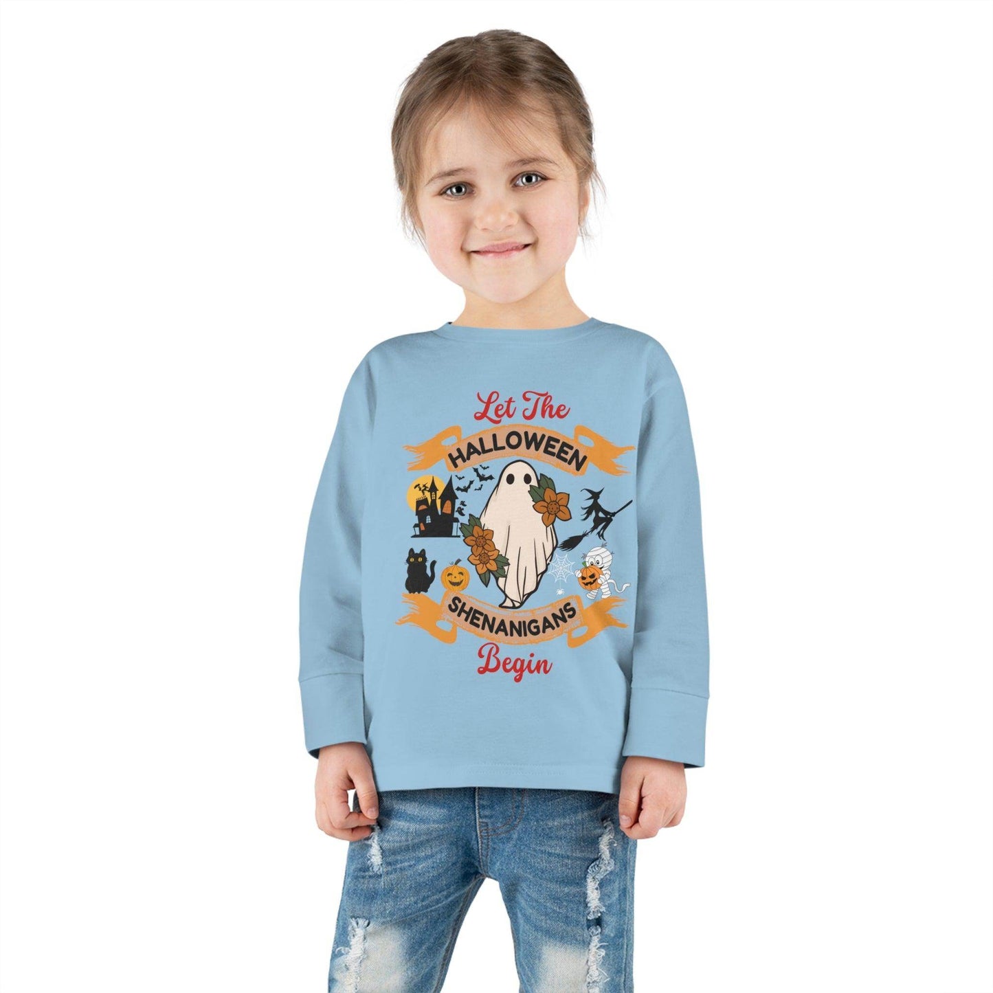 Kids Let the Halloween Shenanigan Begin Shirt Kids Halloween Costume Kids Trick or Treat Outfit for Halloween - Giftsmojo
