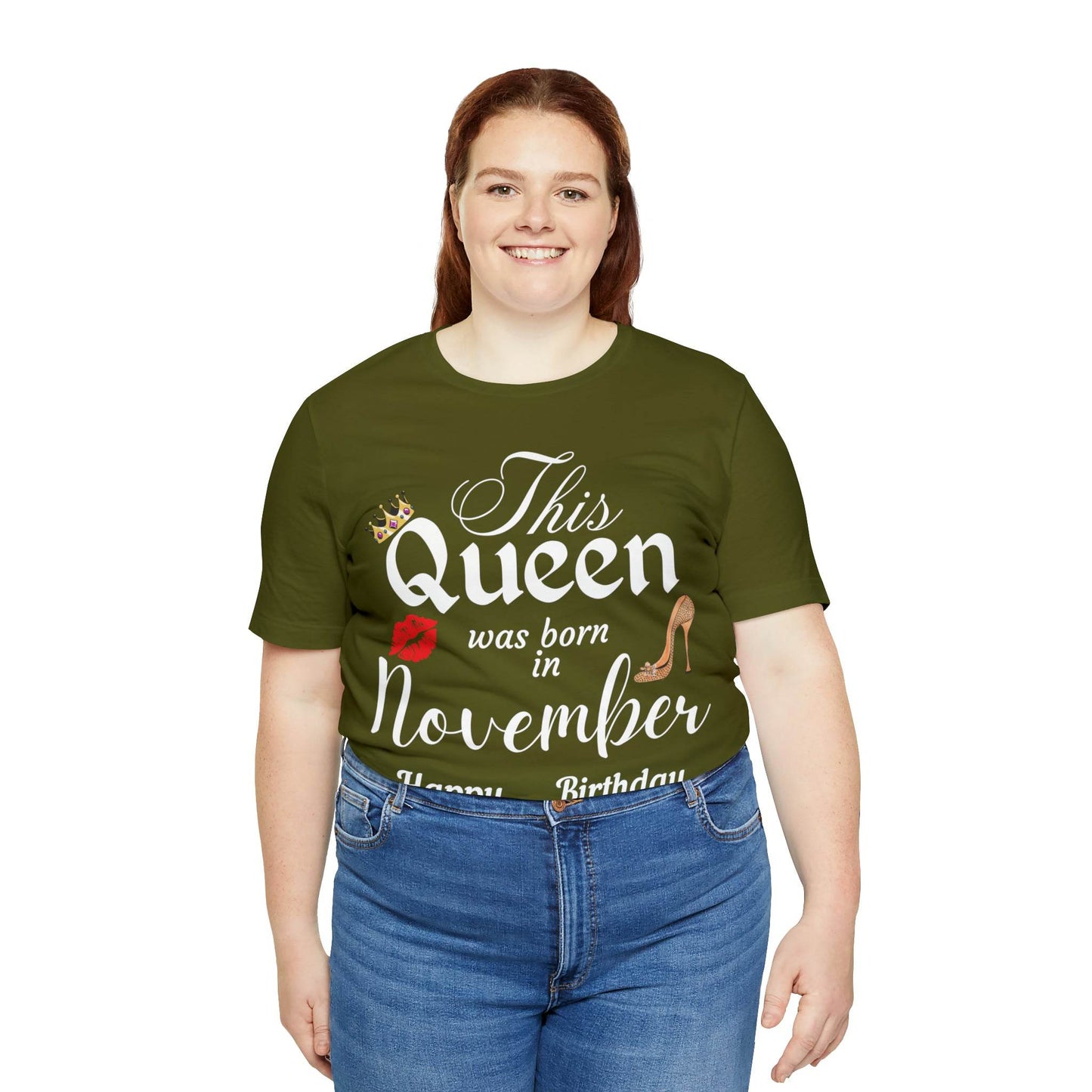 Birthday Queen Shirt, Gift for Birthday, This Queen was born in November Shirt, Funny Queen Shirt, Funny Birthday Shirt, Birthday Gift - Giftsmojo