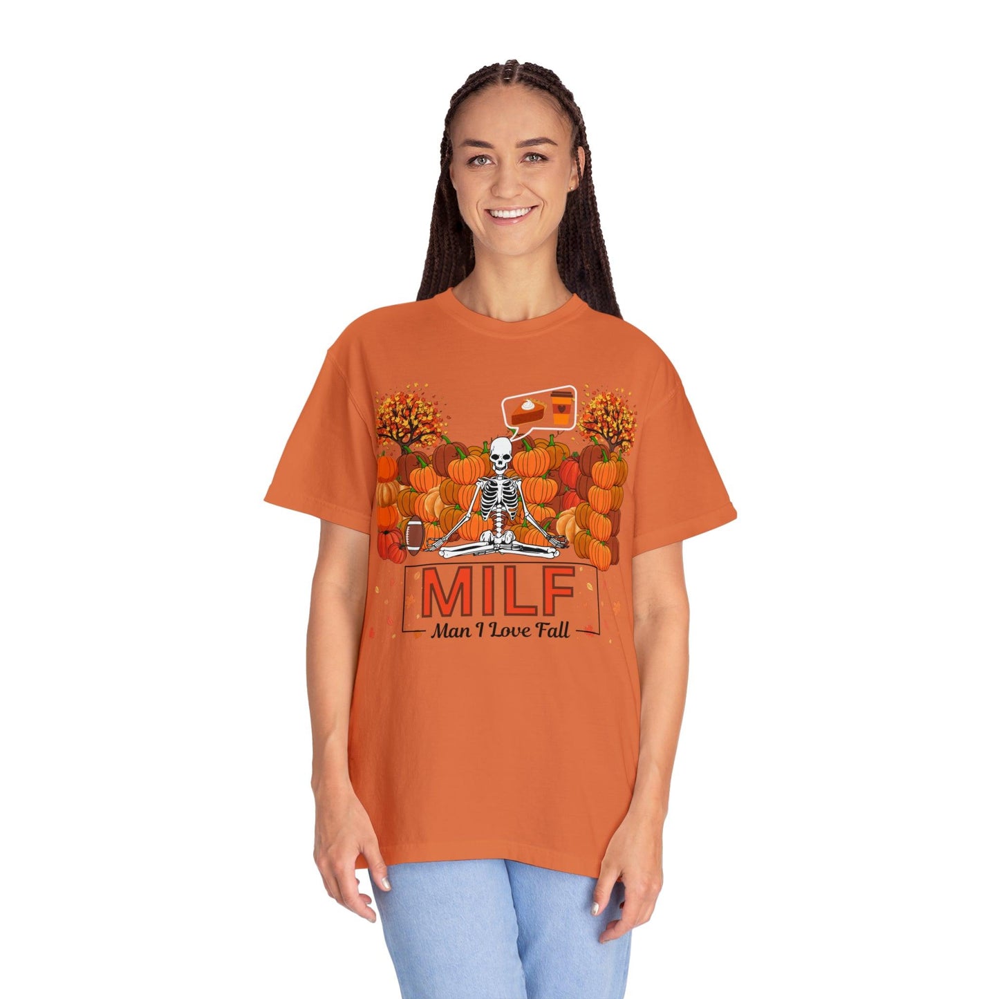 MILF Man I love Fall Gift for Fall Funny Fall Shirts Gift Pumpkin Comfort Colors Shirt