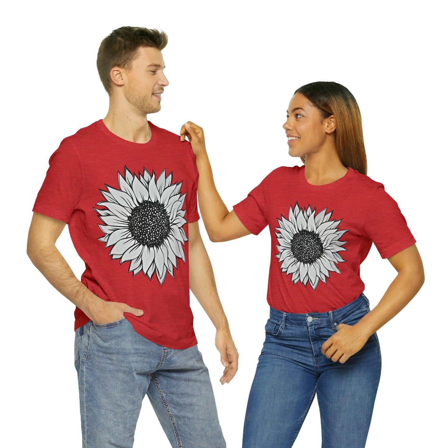 Sunflower Shirt, Floral Tee Shirt, Flower Shirt, Garden Shirt, Womens Fall Summer Shirt Sunshine Tee, Gift for Gardener, Nature love