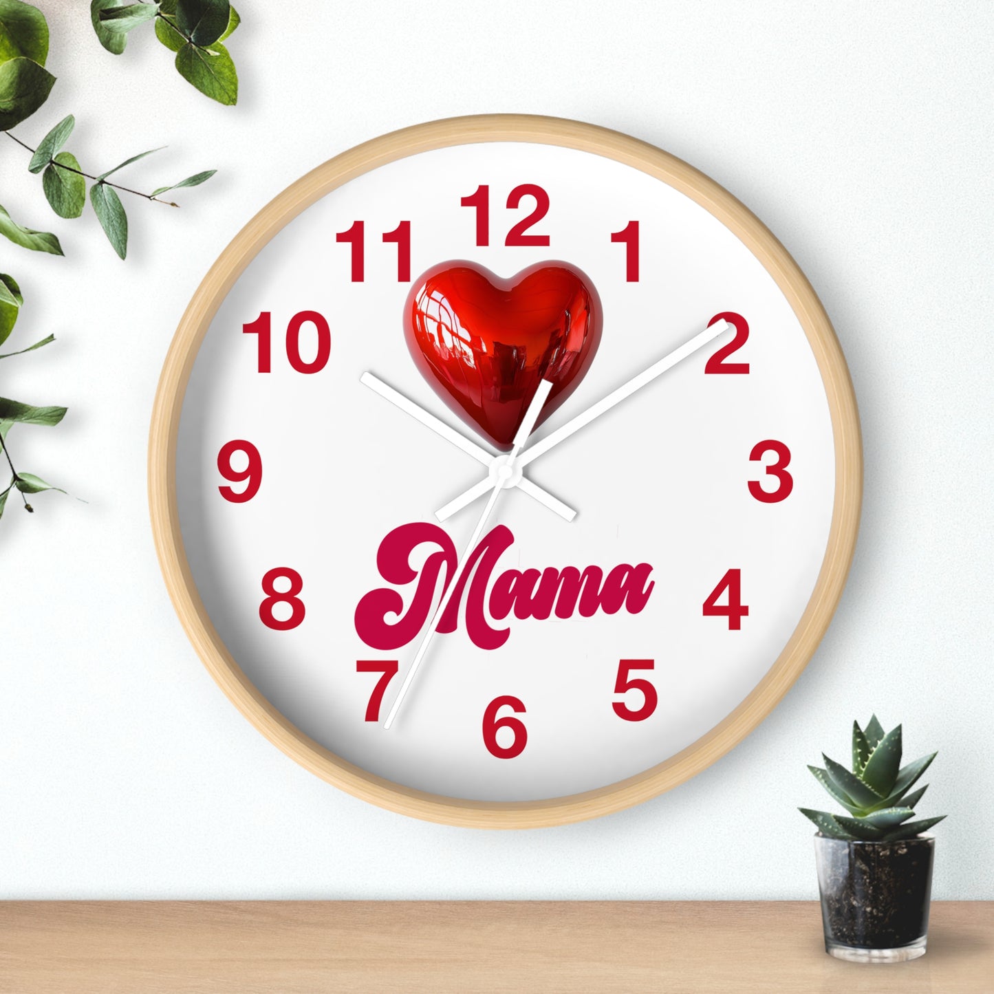 Love Mama Wall Clock