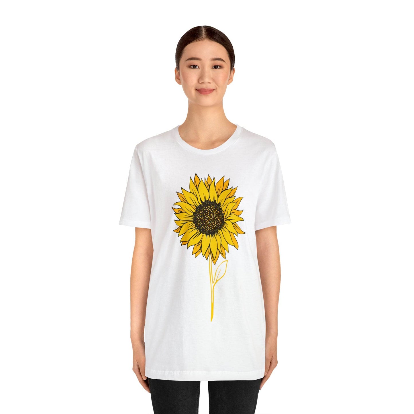 Sunflower Shirt, Floral Tee Shirt, Flower Shirt, Garden Shirt, Womens Fall Summer Shirt Sunshine Tee, Gift for Gardener, Nature love T shirt - Giftsmojo