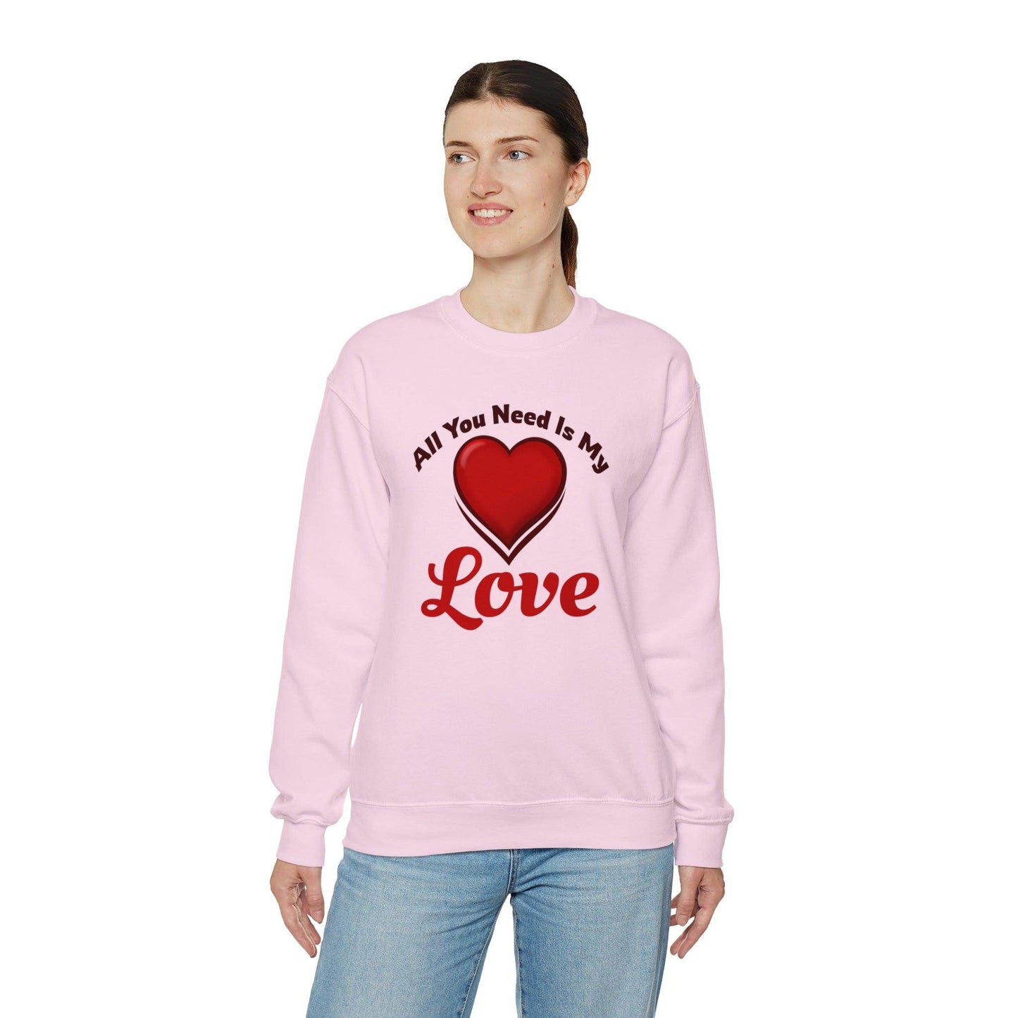 All you need is My Love Tee Hooded Sweatshirt - Giftsmojo