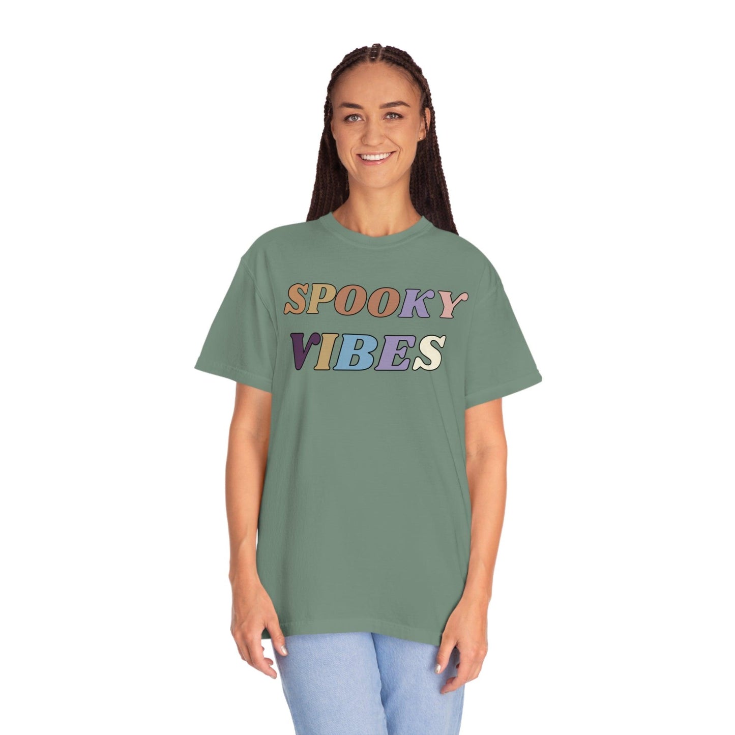 Retro Halloween Tshirt, Spooky Vibes Shirt, Vintage Shirt Halloween Shirt - Cute Fall Shirt