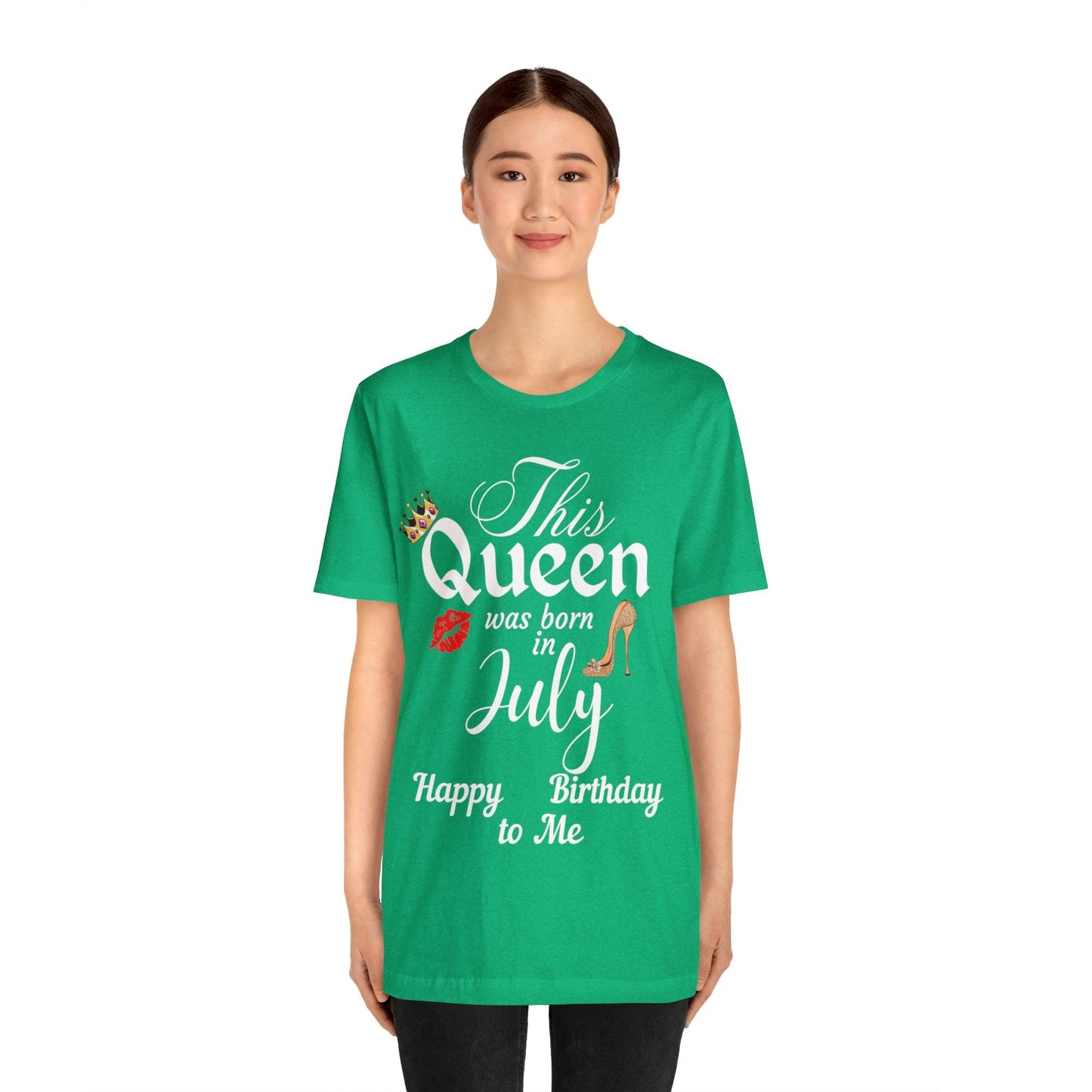 Birthday Queen Shirt, Gift for Birthday, This Queen was born in July Shirt, Funny Queen Shirt, Funny Birthday Shirt, Birthday Gift - Giftsmojo