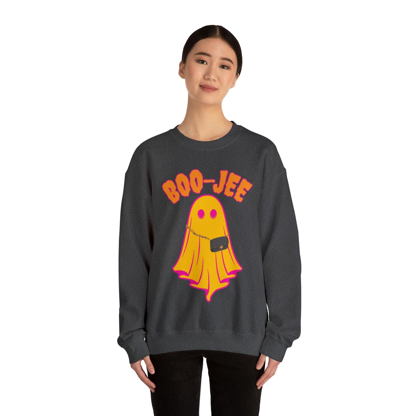 Boo-Jee Sweatshirt, Boo Halloween Sweatshirt, Spooky Ghost Sweatshirt, Boo Jee Shirt, Halloween Ghost Sweatshirt, Halloween Boo Shirt - Giftsmojo