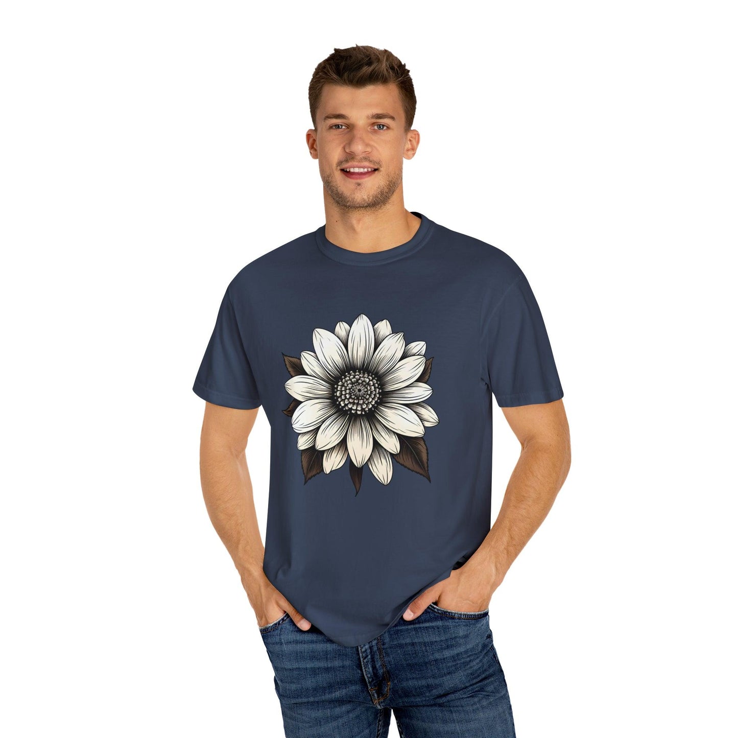 Sunflower Shirt Flower Shirt Aesthetic Women Top Floral Graphic Tee Floral Shirt Flower T-shirt, Wild Flower Shirt Gift For Her