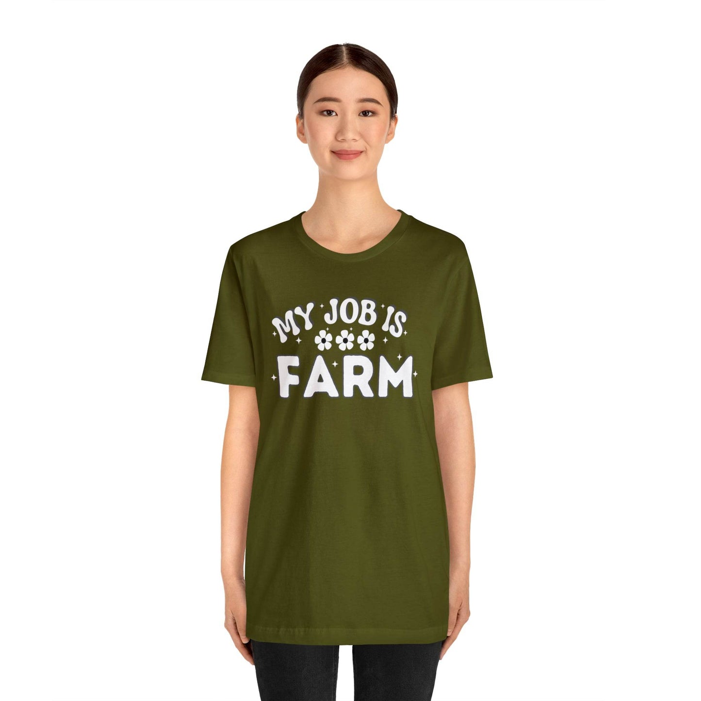 My Job is Farm Shirt Farmer Shirt Farming Shirt Homestead Gardening Shirt Farmers, Farmhand, Livestock Farmer, Crop Grower Horticulturist, Animal Scientist, Agricultural Engineer Environmental Scientist,  - Giftsmojo