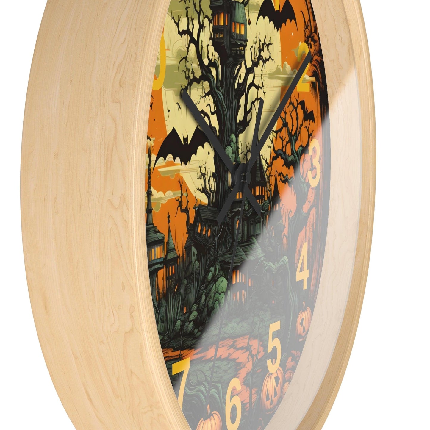 Halloween decor Halloween Ghost Wall Clock Halloween Wall Clocks Halloween Clock Fall Clock Halloween Decor