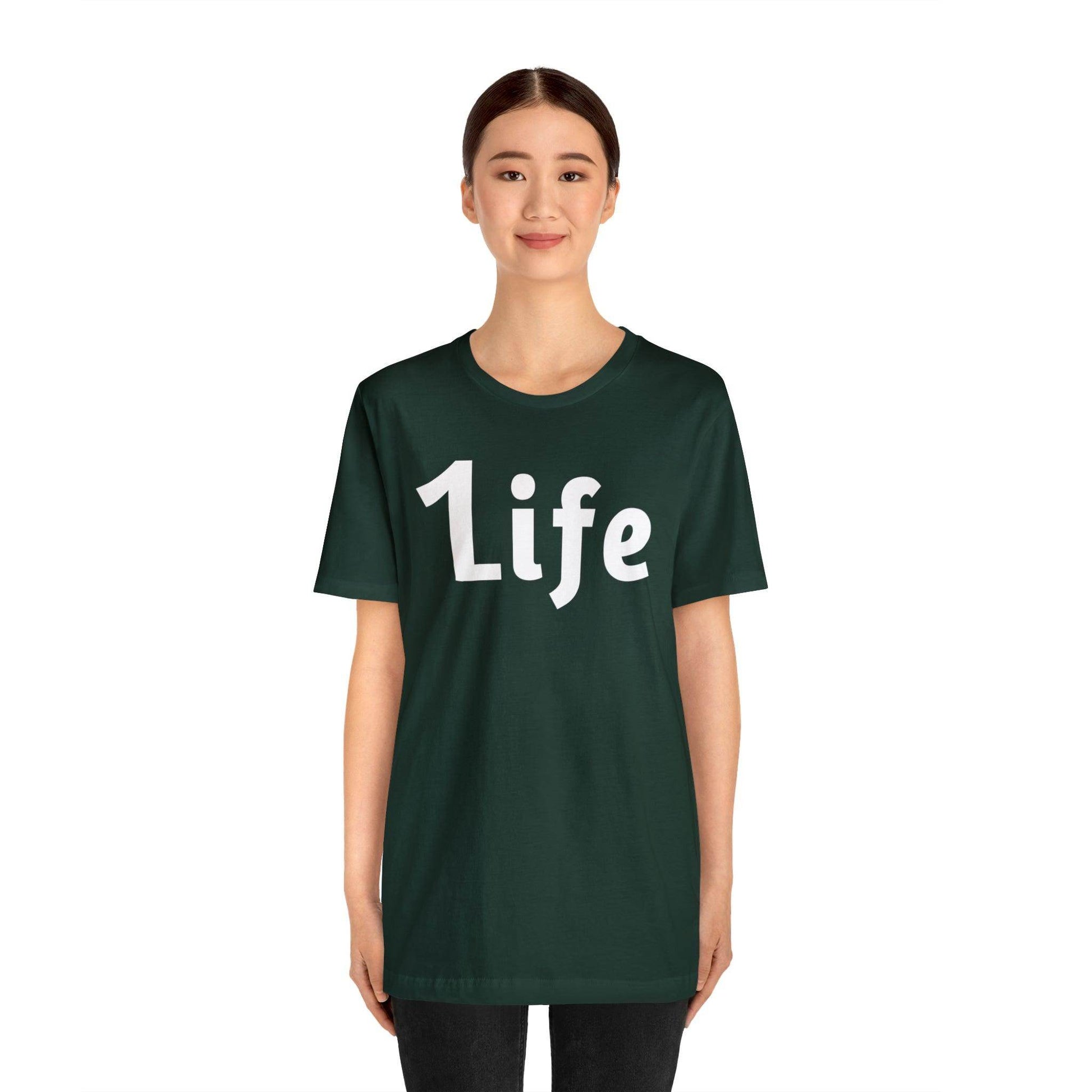 One life Shirt 1life shirt Live Your Life You Only Have One Life To Live - Giftsmojo