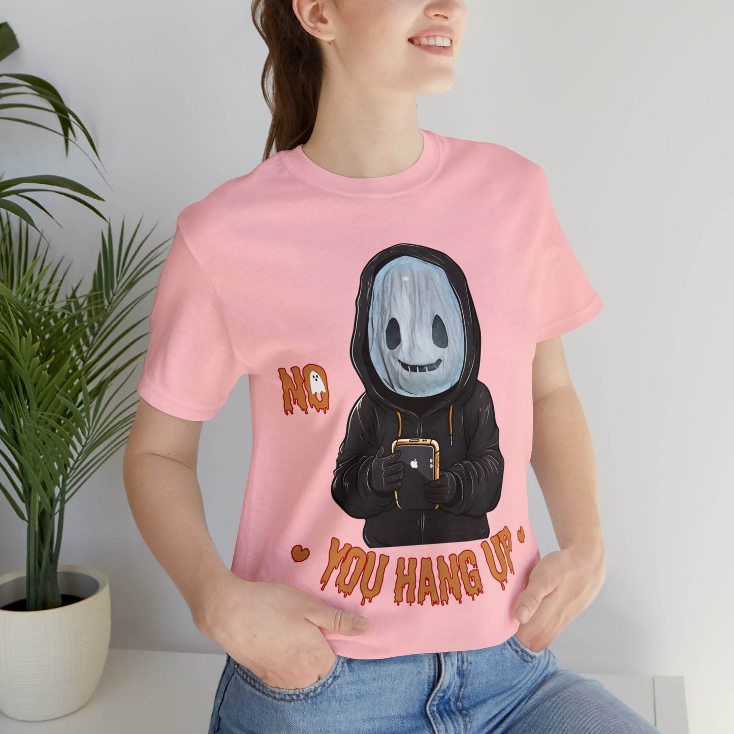 Halloween Shirt No You Hang Up Scary Halloween Costume Fall shirt Spooky Vibes Shirt - Giftsmojo