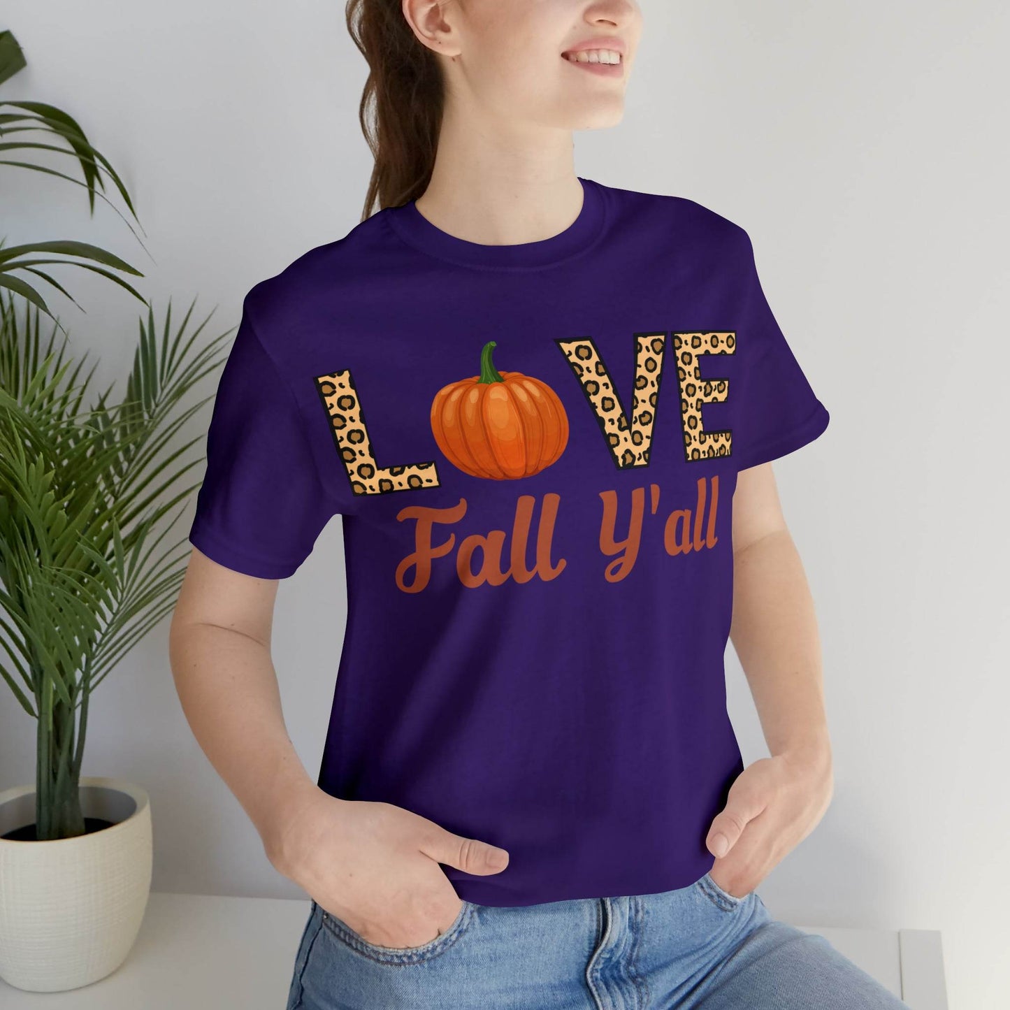 Leopard Print Love Fall Y'all - Giftsmojo