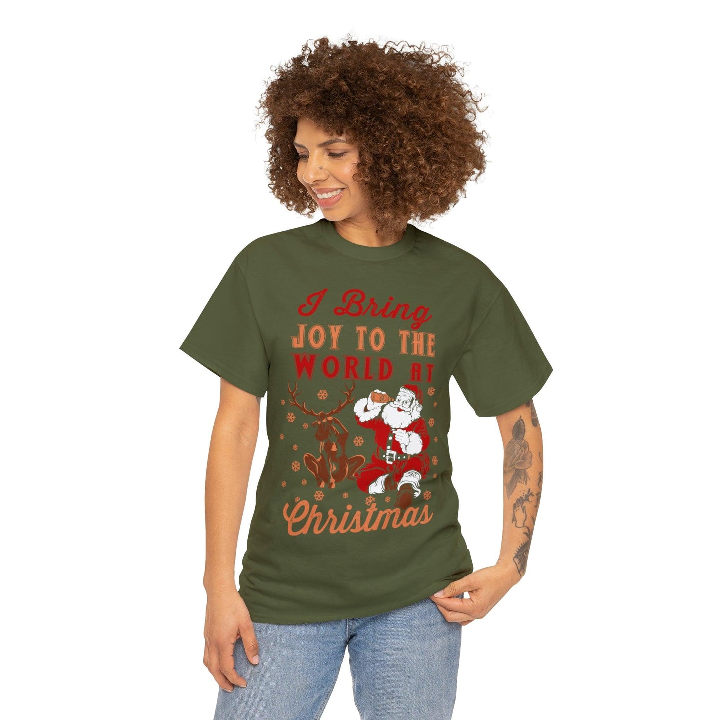 I bring Joy to the World at Christmas Shirt, Christmas Tee Christmas outfit, Christmas gifts