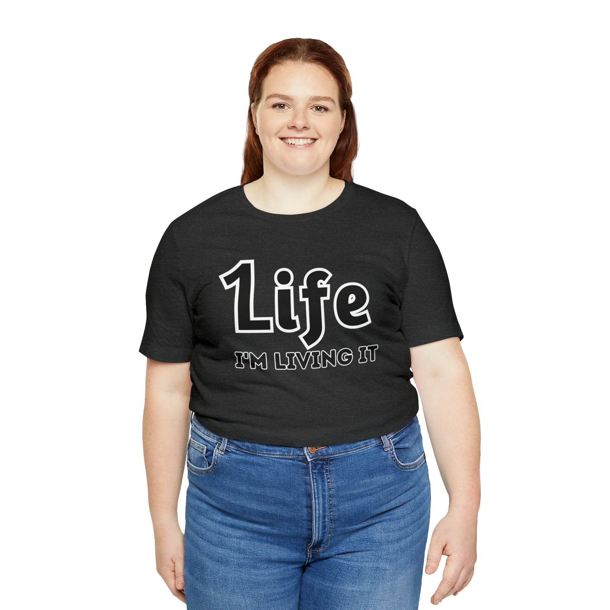 One Life I'M Living It Shirt One life Shirt 1life shirt Live Your Life You Only Have One Life To Live Shirt - Giftsmojo