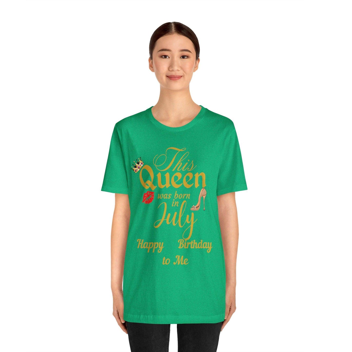 Birthday Queen Shirt, Gift for Birthday, This Queen was born in July Shirt, Funny Queen Shirt, Funny Birthday Shirt, Birthday Gift - Giftsmojo