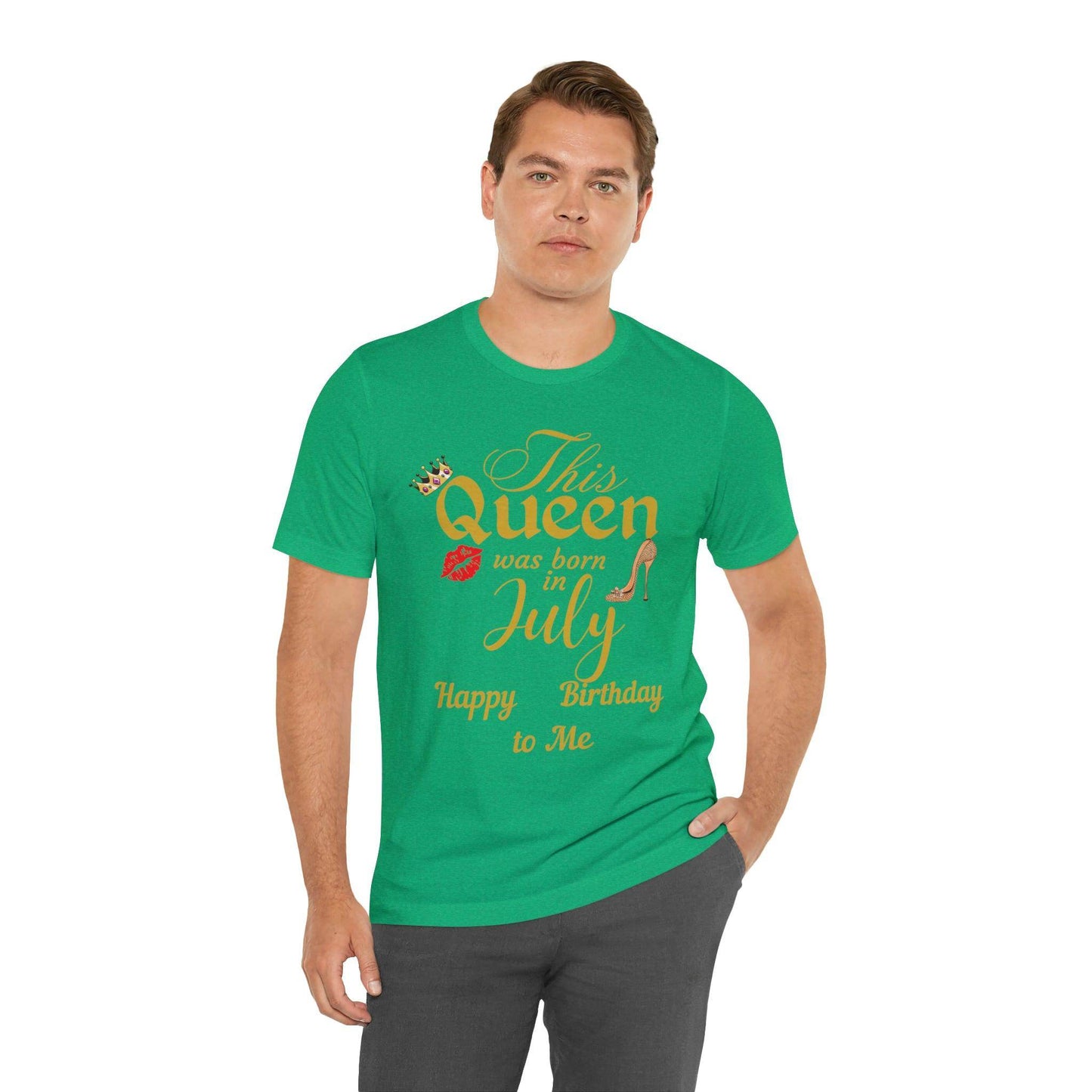 Birthday Queen Shirt, Gift for Birthday, This Queen was born in July Shirt, Funny Queen Shirt, Funny Birthday Shirt, Birthday Gift - Giftsmojo