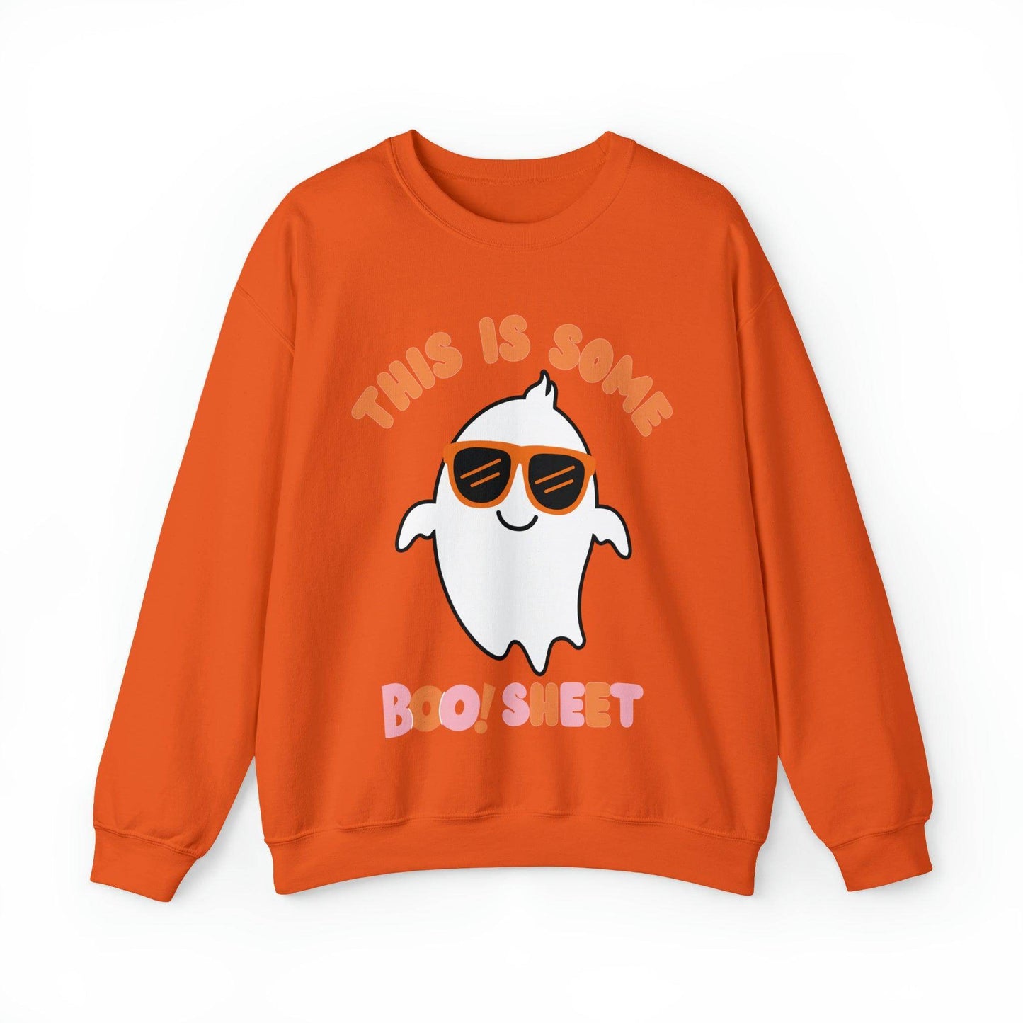 This Is Some Boo Sheet Ghost Sweatshirt Cute Ghost Sweatshirt Boo Ghost Sweatshirt Gift Shirt Funny Halloween Shirt Spooky Season Shirt - Giftsmojo