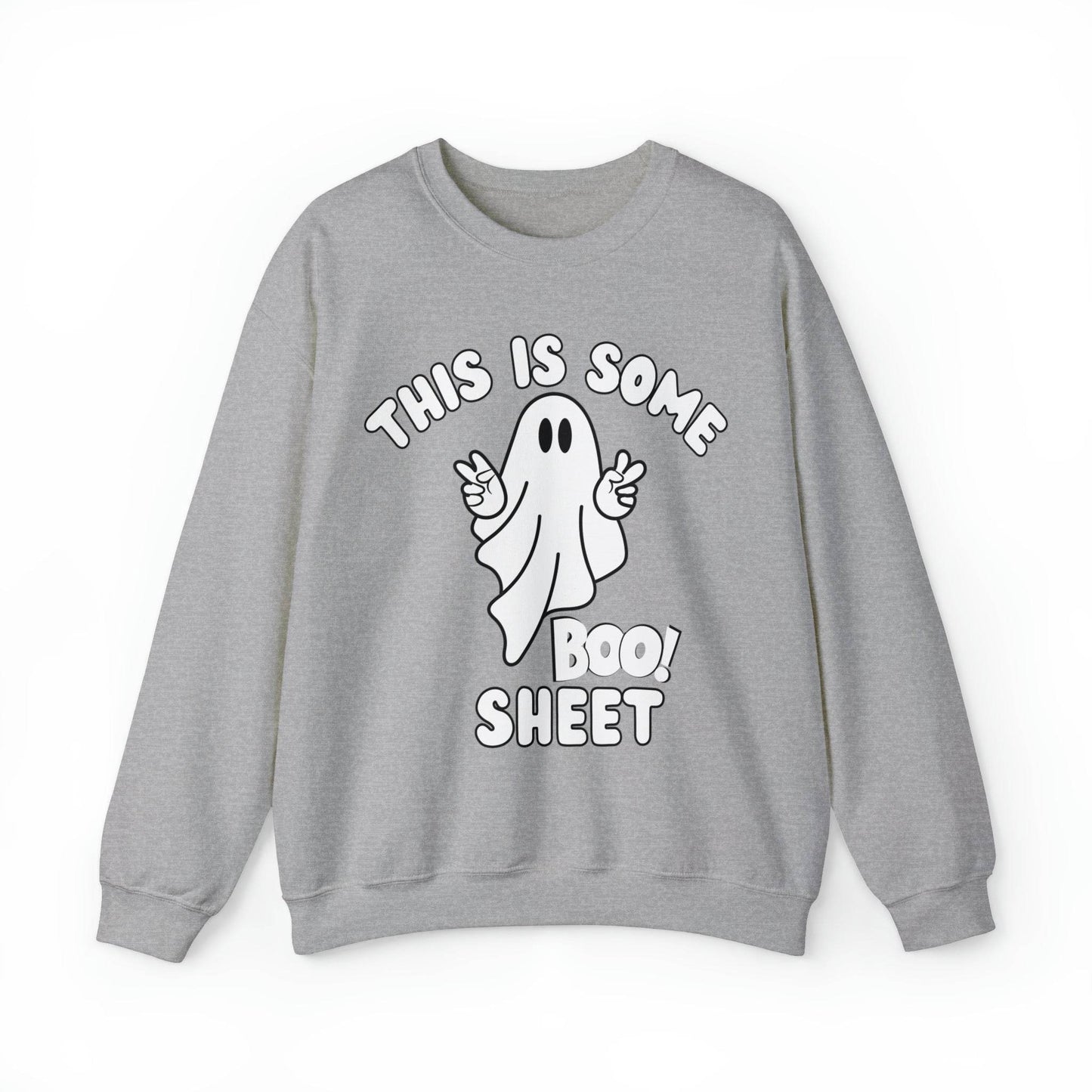 This Is Some Boo Sheet Ghost Sweatshirt Cute Ghost Sweatshirt Boo Ghost Sweatshirt Gift Shirt Funny Halloween Shirt Spooky Season Shirt - Giftsmojo