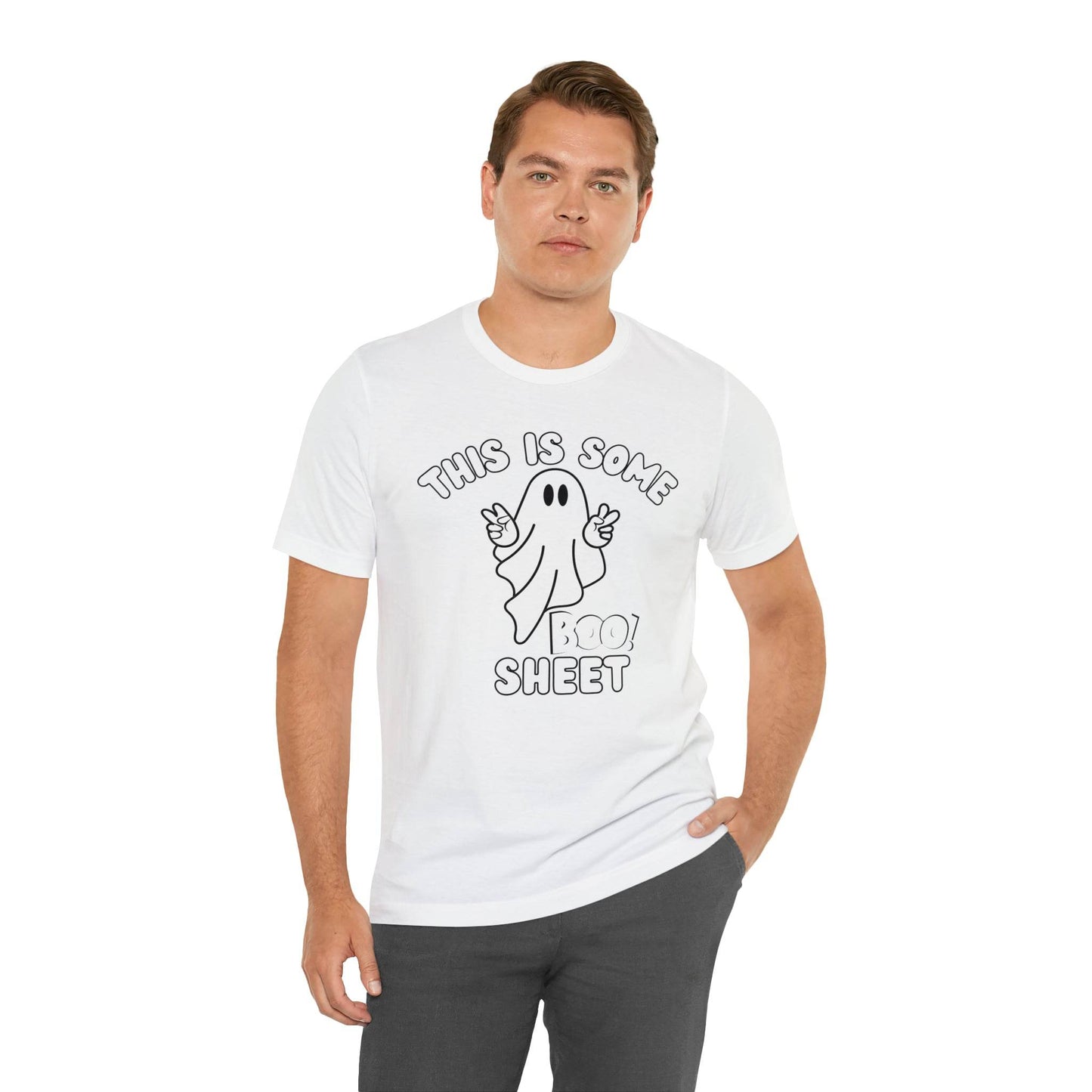 This Is Some Boo Sheet Funny Halloween Shirt Funny Halloween Costume Spooky Season Tee Funny Gift Shirt for Birthday Christmas Anniversary - Giftsmojo
