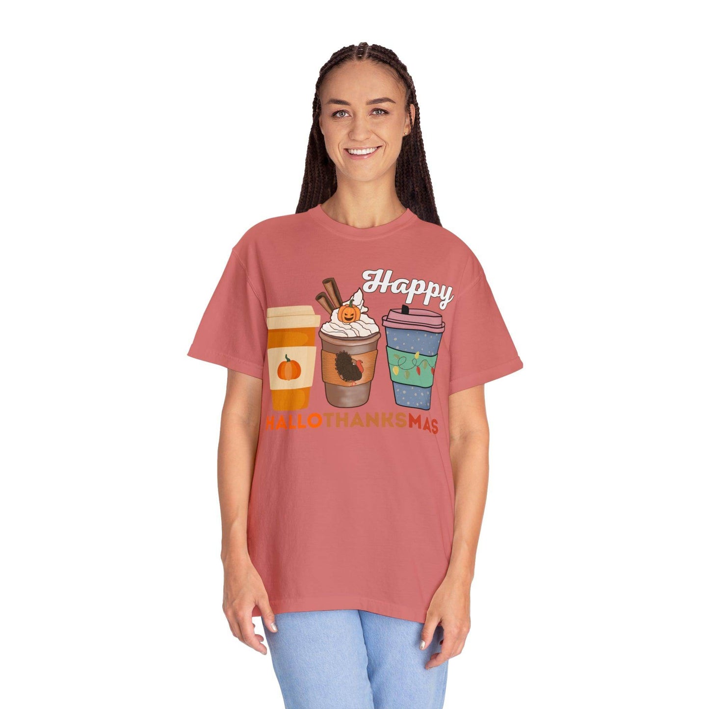HALLOTHANKSMAS Gift for Fall Halloween Thanksgiving Christmas Gift - Giftsmojo