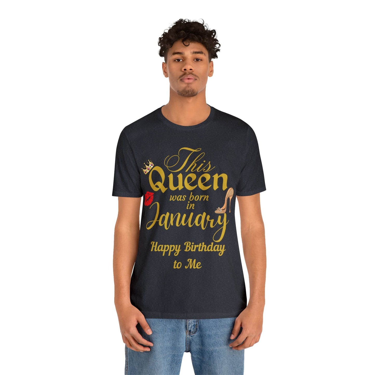 Birthday Queen Shirt, Gift for Birthday, This Queen was born in January Shirt, Funny Queen Shirt, Funny Birthday Shirt, Birthday Gift - Giftsmojo