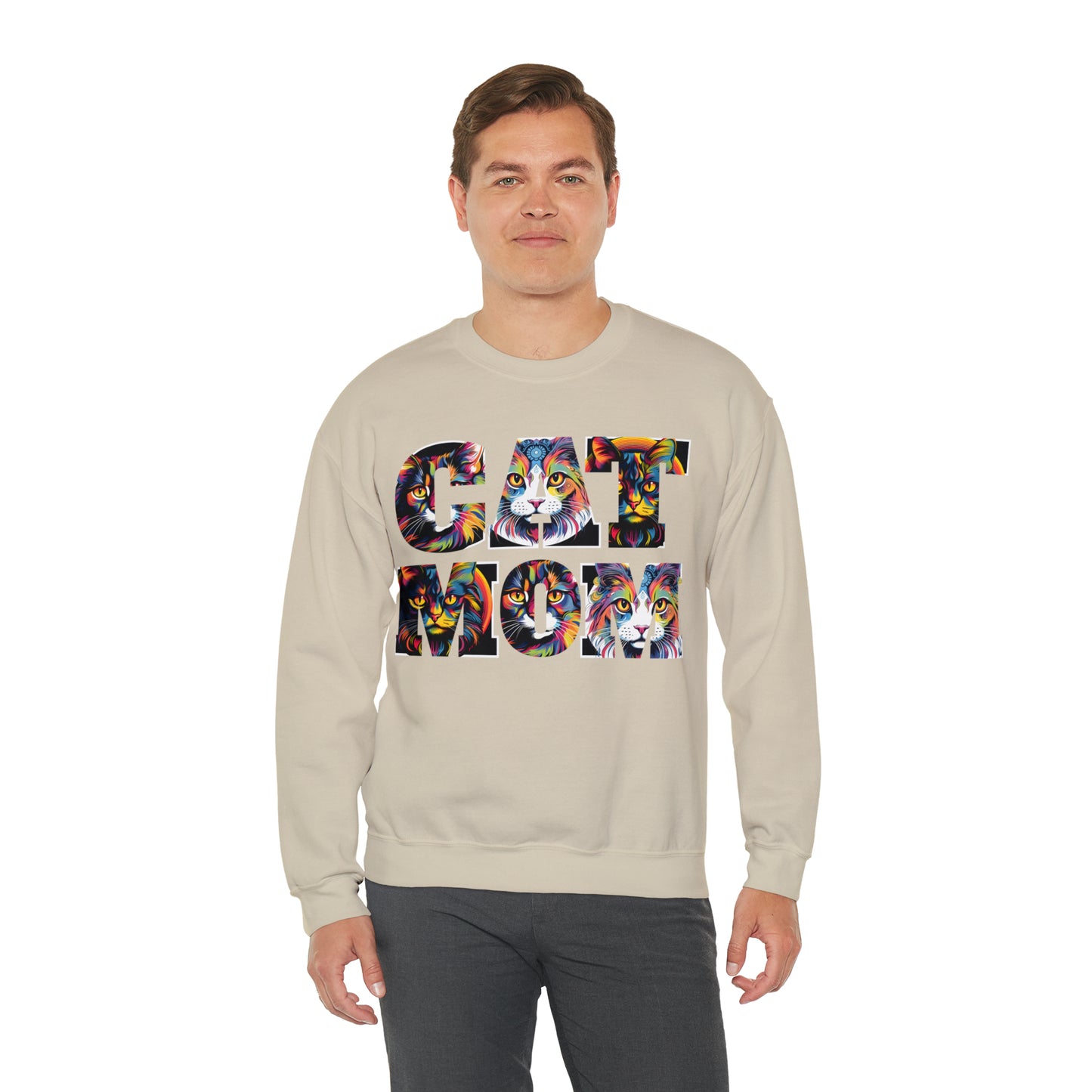 Vintage Cat Sweatshirt Cat Mom Sweatshirt Cat Crewneck Sweatshirt Cat Mom Gift Cat Lover Gift Animal Lover Cat Mama Shirt Cat Lover Sweater
