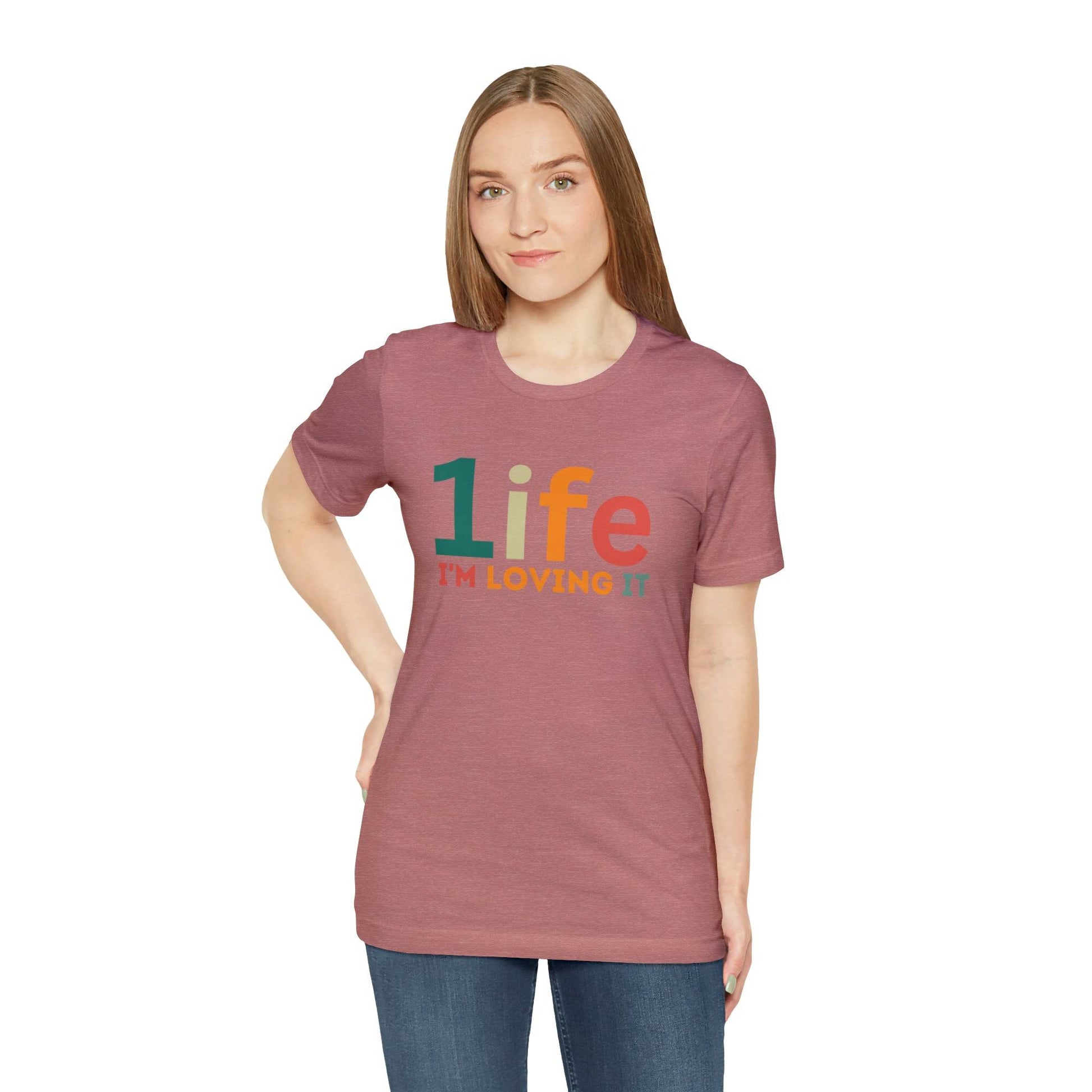One life I'M Loving It Shirt Retro 1life shirt Live Your Life You Only Have One Life To Live Retro Shirt - Giftsmojo