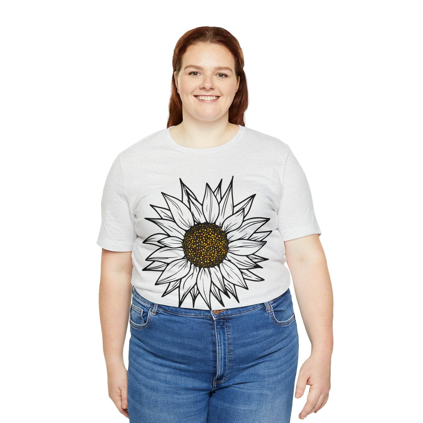Sunflower Shirt, Floral Tee Shirt, Flower Shirt, Garden Shirt, Womens Fall Summer Shirt Sunshine Tee, Gift for Gardener, Nature love shirt - Giftsmojo