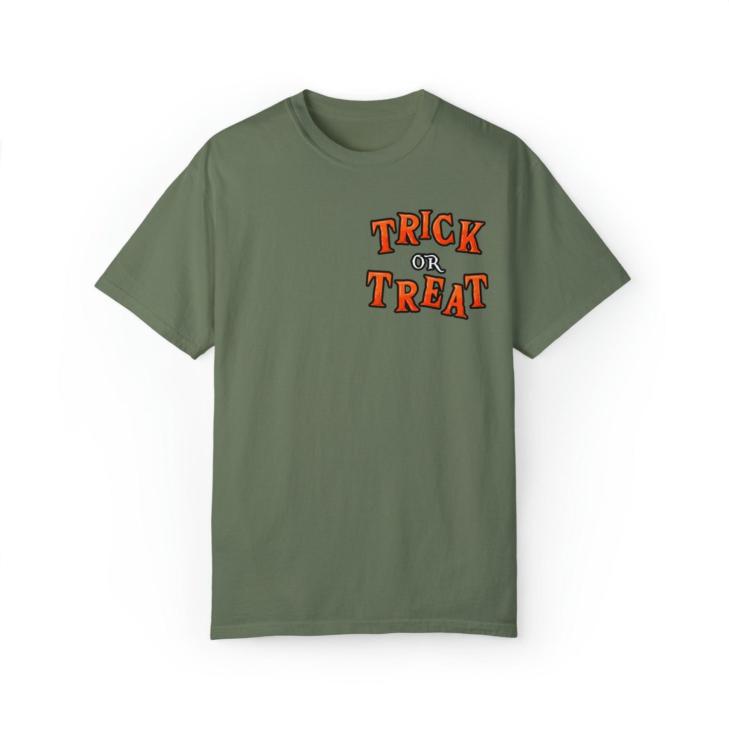 Halloween Party Outfit Trick or Treat Shirt Vintage Shirt Halloween Costume Cute Spooky Shirt, Halloween Gift Halloween T-shirt Trick or Treat Outfit