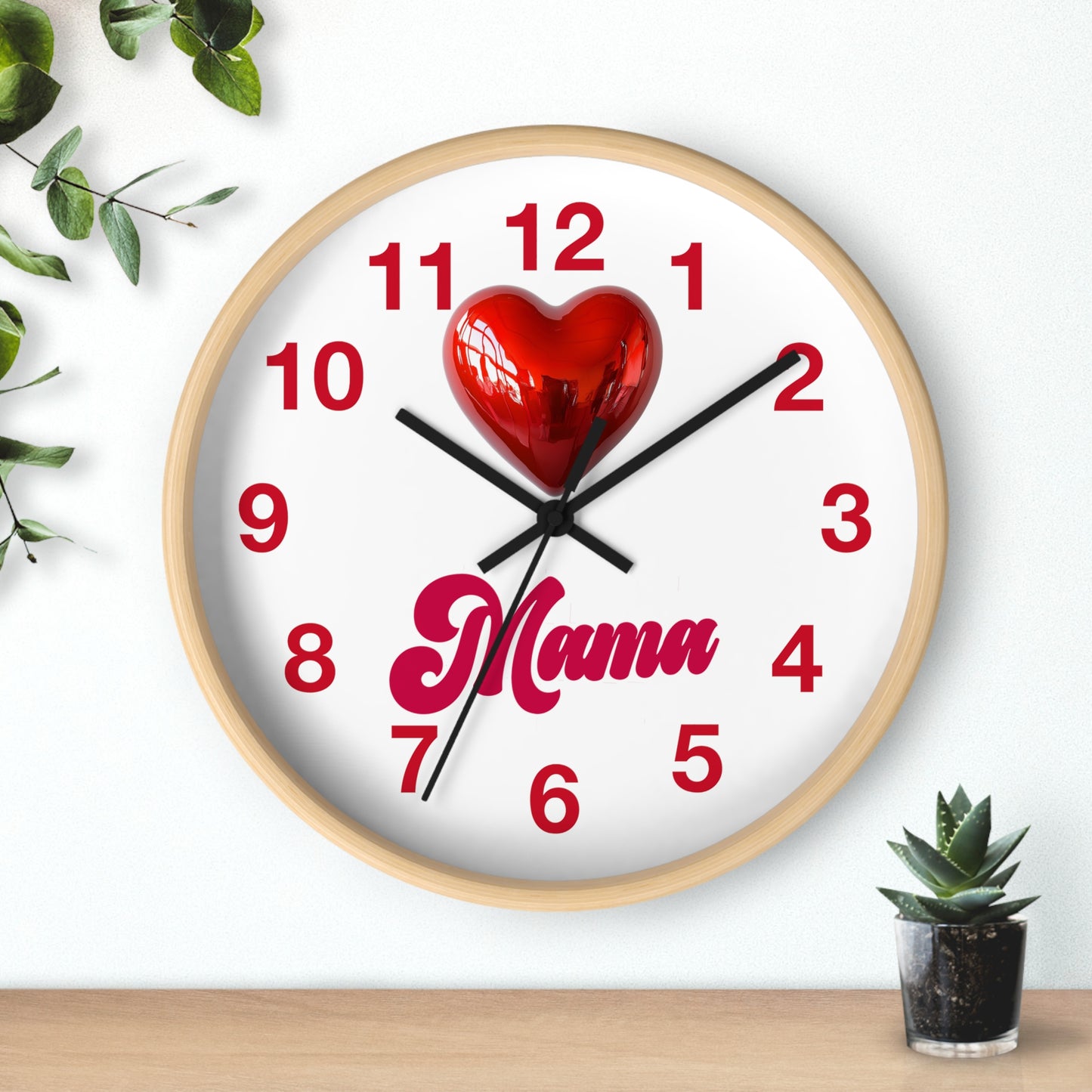 Love Mama Wall Clock