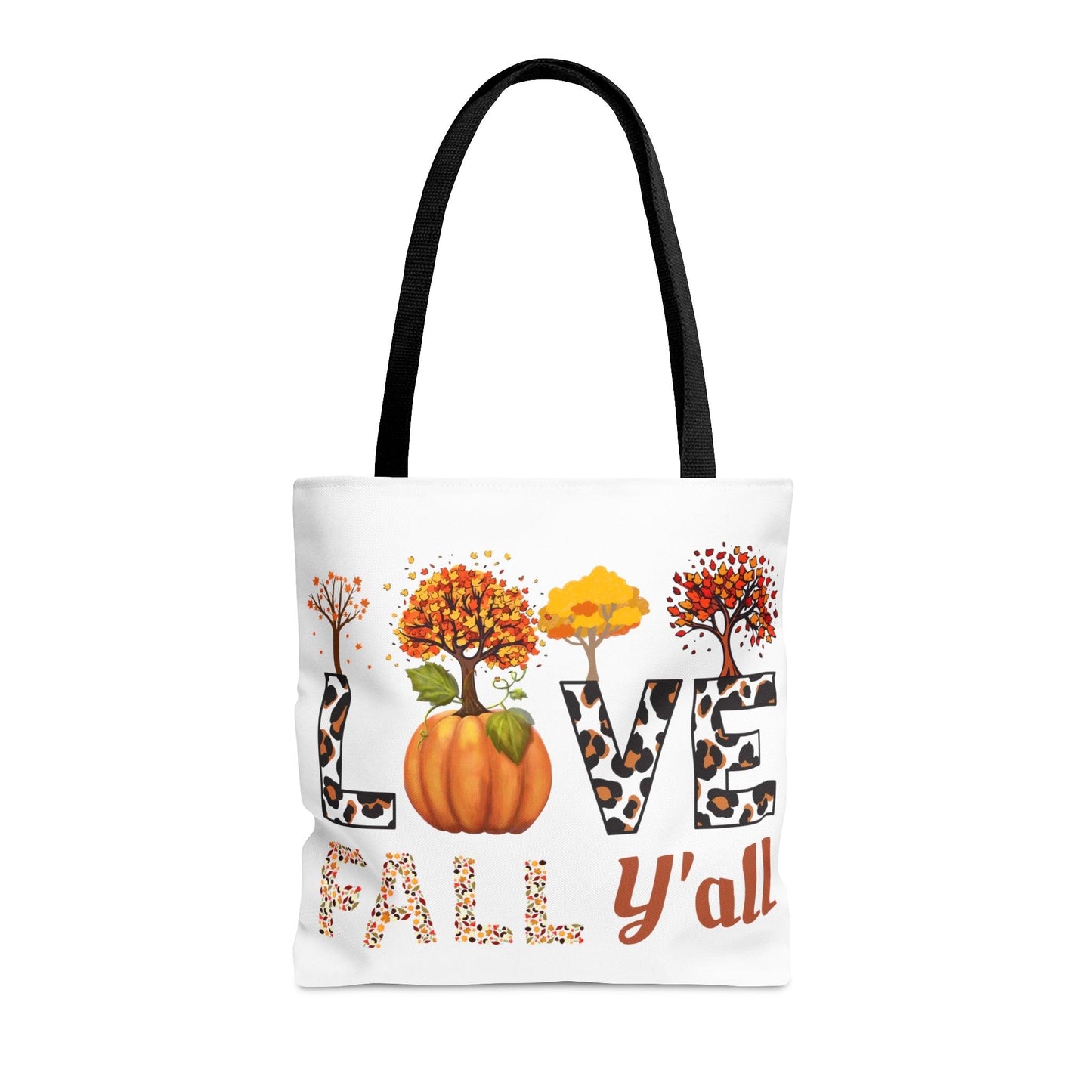 Love Fall Pumpkin Tote Bag Cute Market Bag, Eco Friendly Grocery Bag - Aesthetic Bag, Fall Tote Bag, Mom Bag Canvas Bag Pumpkin spice latte