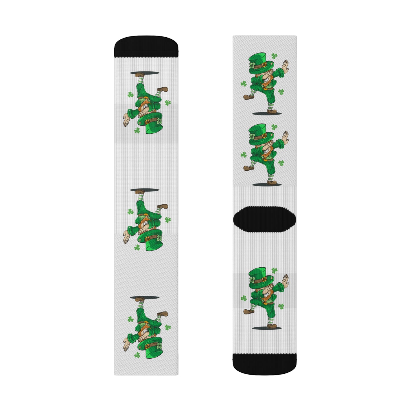 St. Patrick's Day Socks Sublimation Socks Saint Paddy Sock