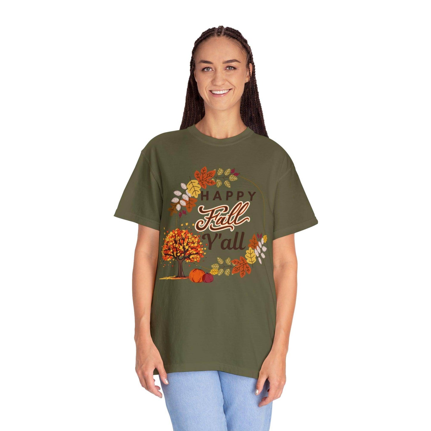 Happy Fall Y'all Gift for Fall, Funny Fall Shirts Gift, Autumn Tee, Fall TShirt - Giftsmojo