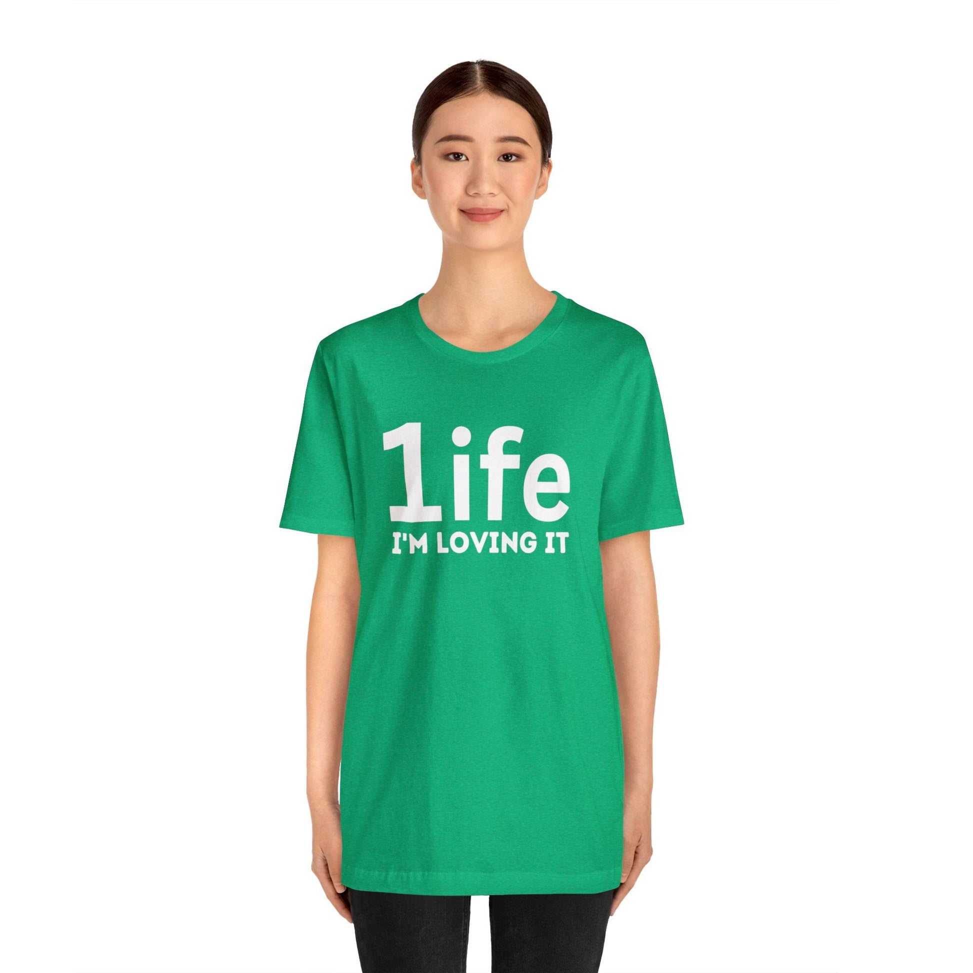 One life I'M Loving It Shirt Retro 1life shirt Live Your Life You Only Have One Life To Live Retro Shirt - Giftsmojo