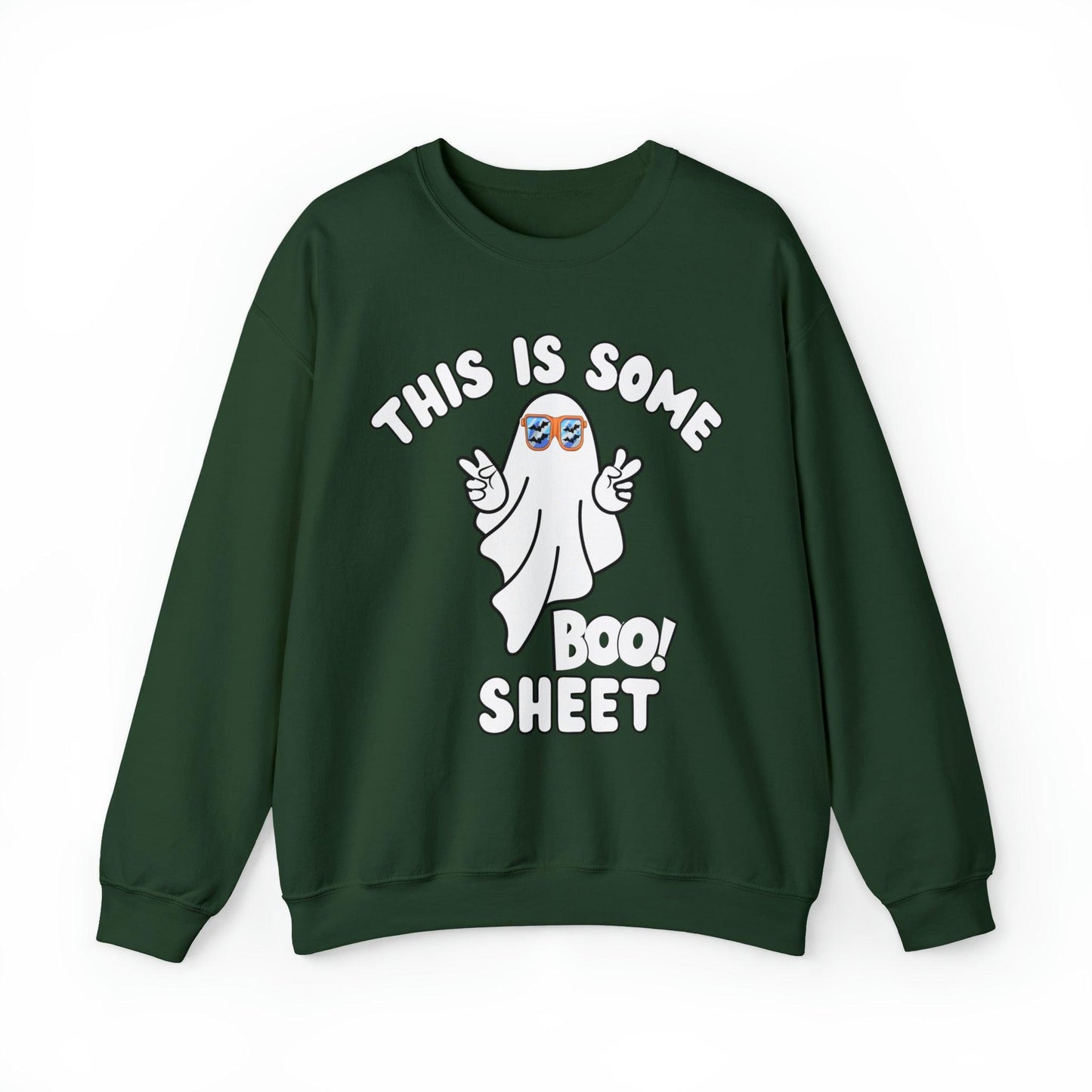 This Is Some Boo Sheet Ghost Sweatshirt Cute Ghost Sweatshirt Boo Ghost Sweatshirt Gift Shirt Funny Halloween Shirt Spooky Season Shirt