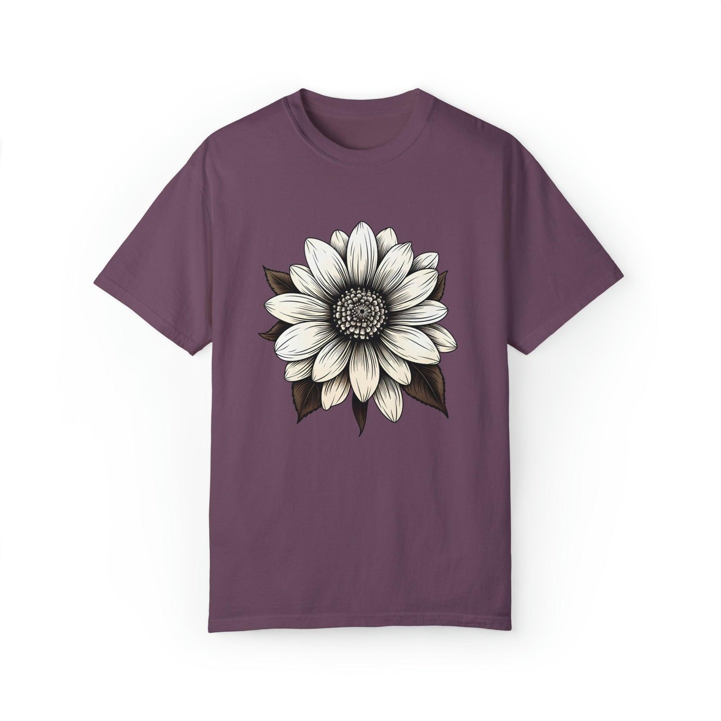 Sunflower Shirt Flower Shirt Aesthetic Women Top Floral Graphic Tee Floral Shirt Flower T-shirt, Wild Flower Shirt Gift For Her