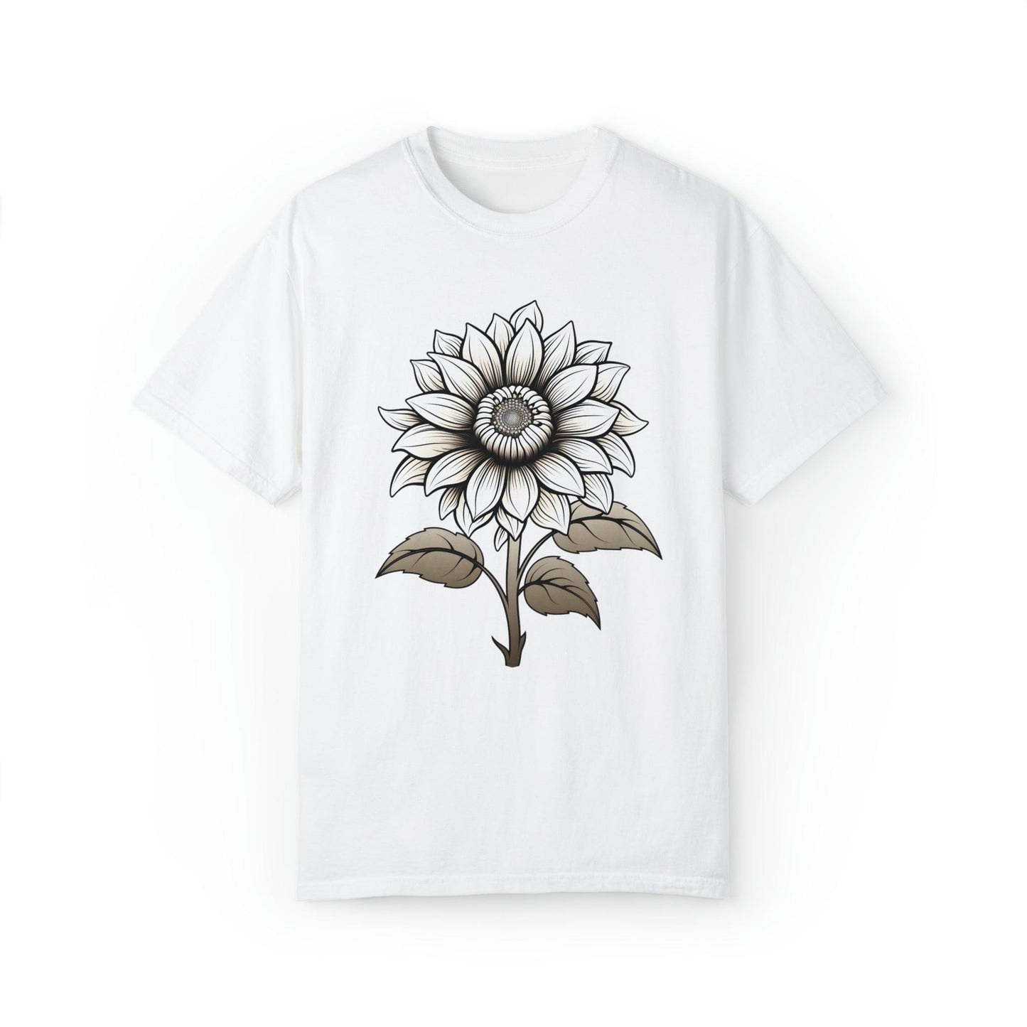 Sunflower Shirt Vintage Flower Shirt Aesthetic, Floral Graphic Tee Floral Shirt Flower T-shirt, Wild Flower Shirt Gift For Her
