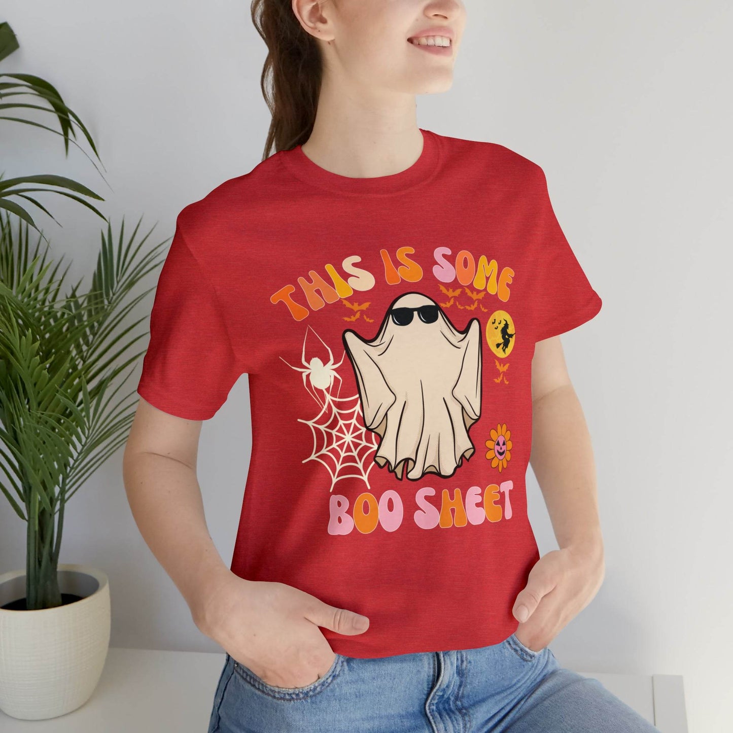 This Is Some Boo Sheet Funny Halloween Shirt Funny Halloween Costume Spooky Season Tee Funny Gift Shirt for Birthday Christmas Anniversary - Giftsmojo